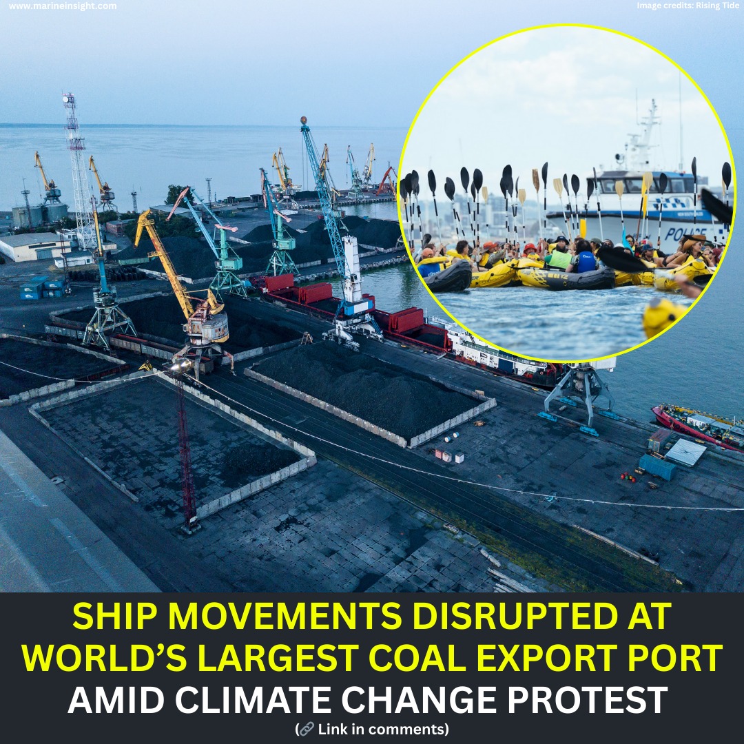 Marine - ⚓Ship movements stopped at the largest coal export port in the ...