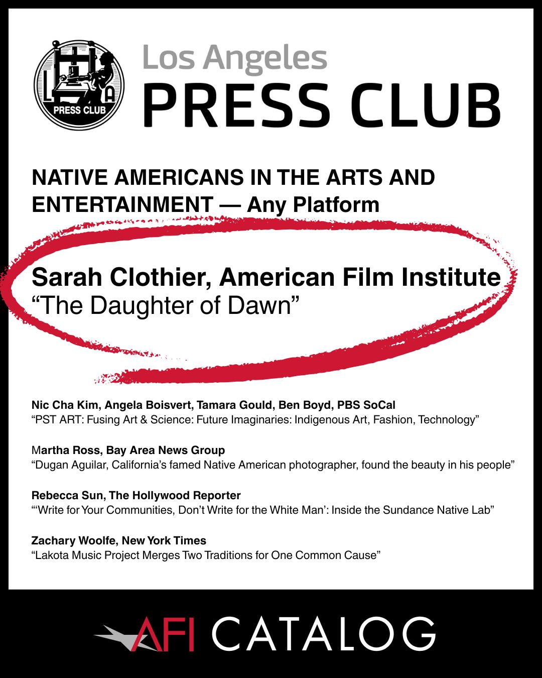 American - Congratulations to AFI’s Sarah Clothier, whose work on the ...
