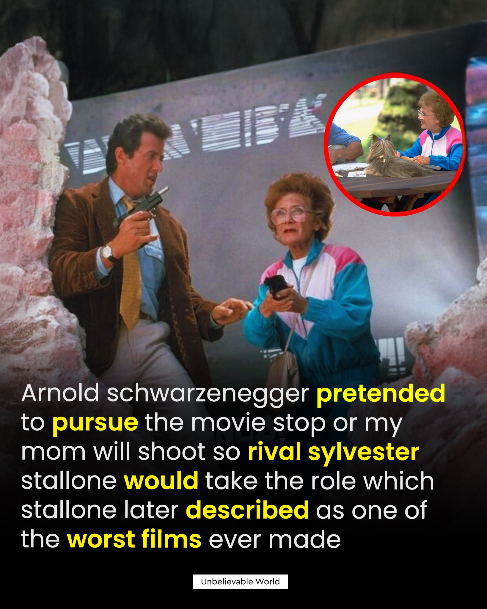 Unbelievable - Hollywood rivalry at its funniest. 🎬😂 Back in the late ...