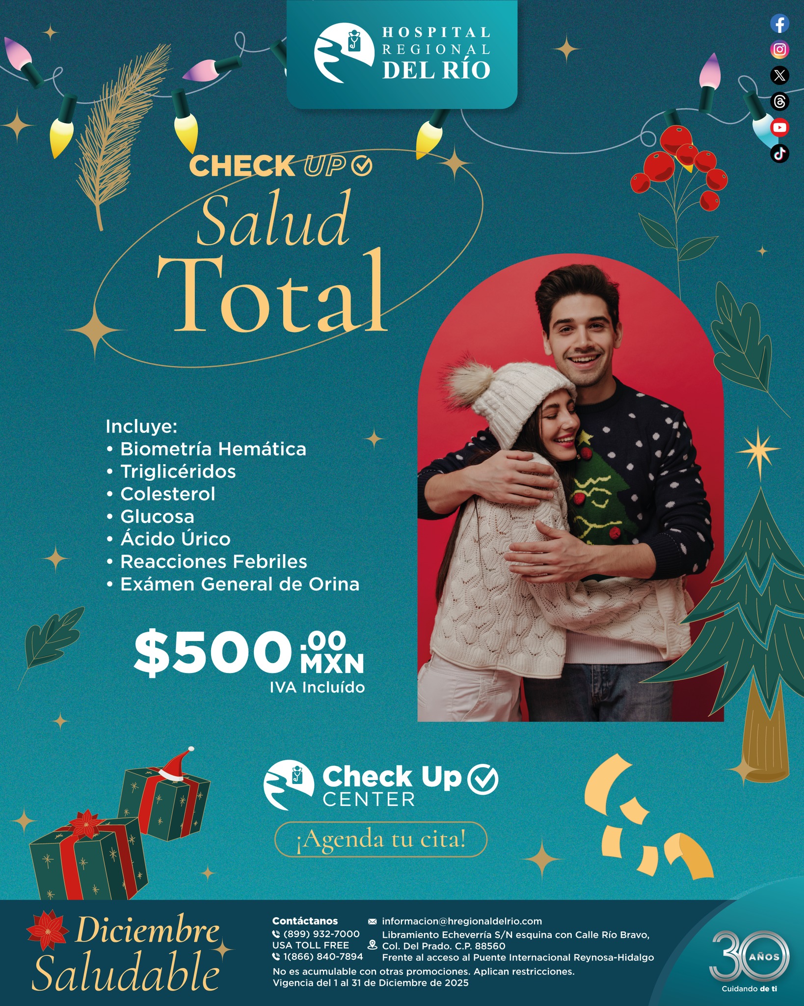 🎄 ¡Promociones Diciembre 2025!... - Hospital Regional Del Rio | Facebook