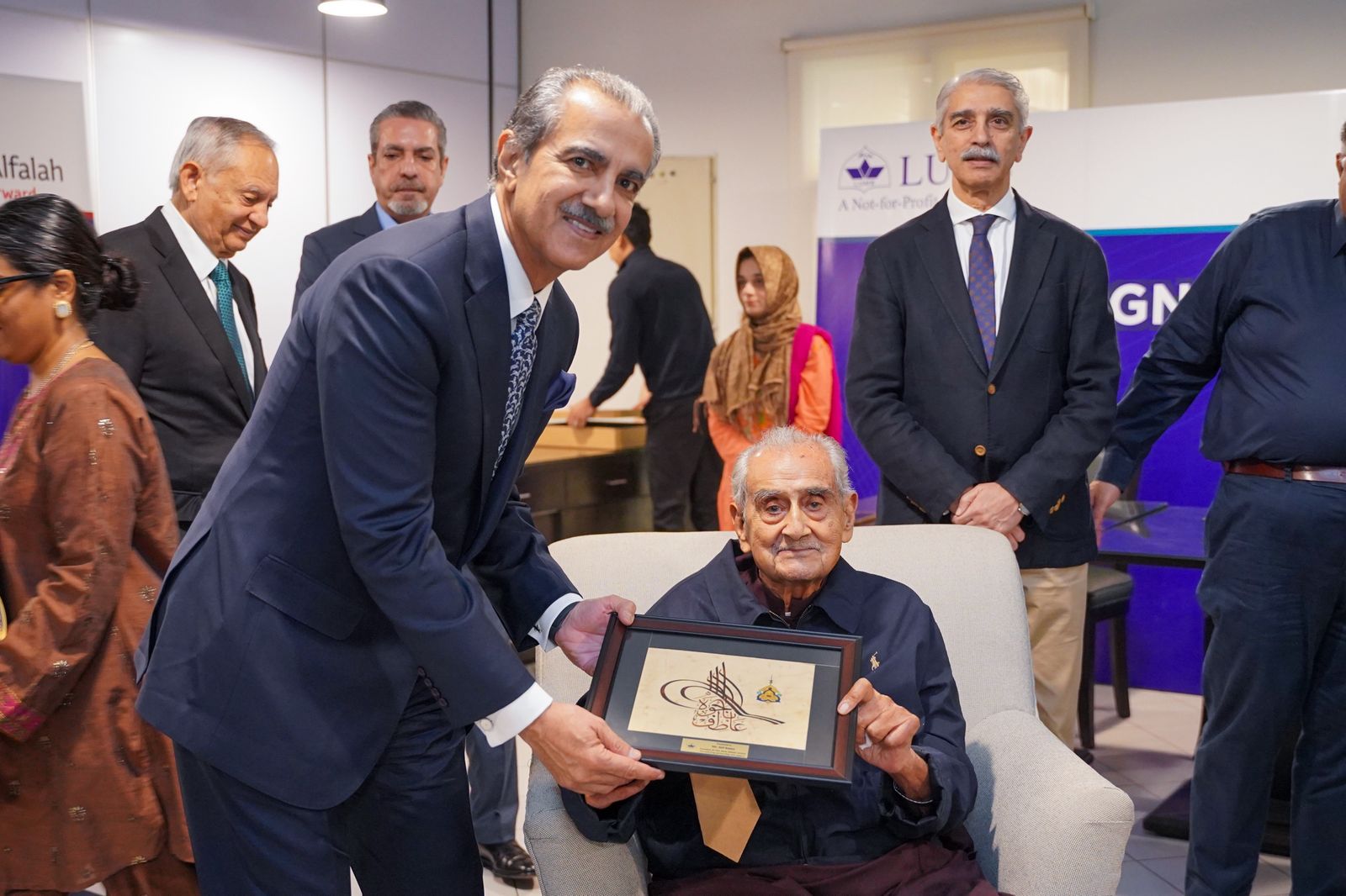 LUMS - Syed Babar Ali, Founding Pro Chancellor, LUMS, presented a ...