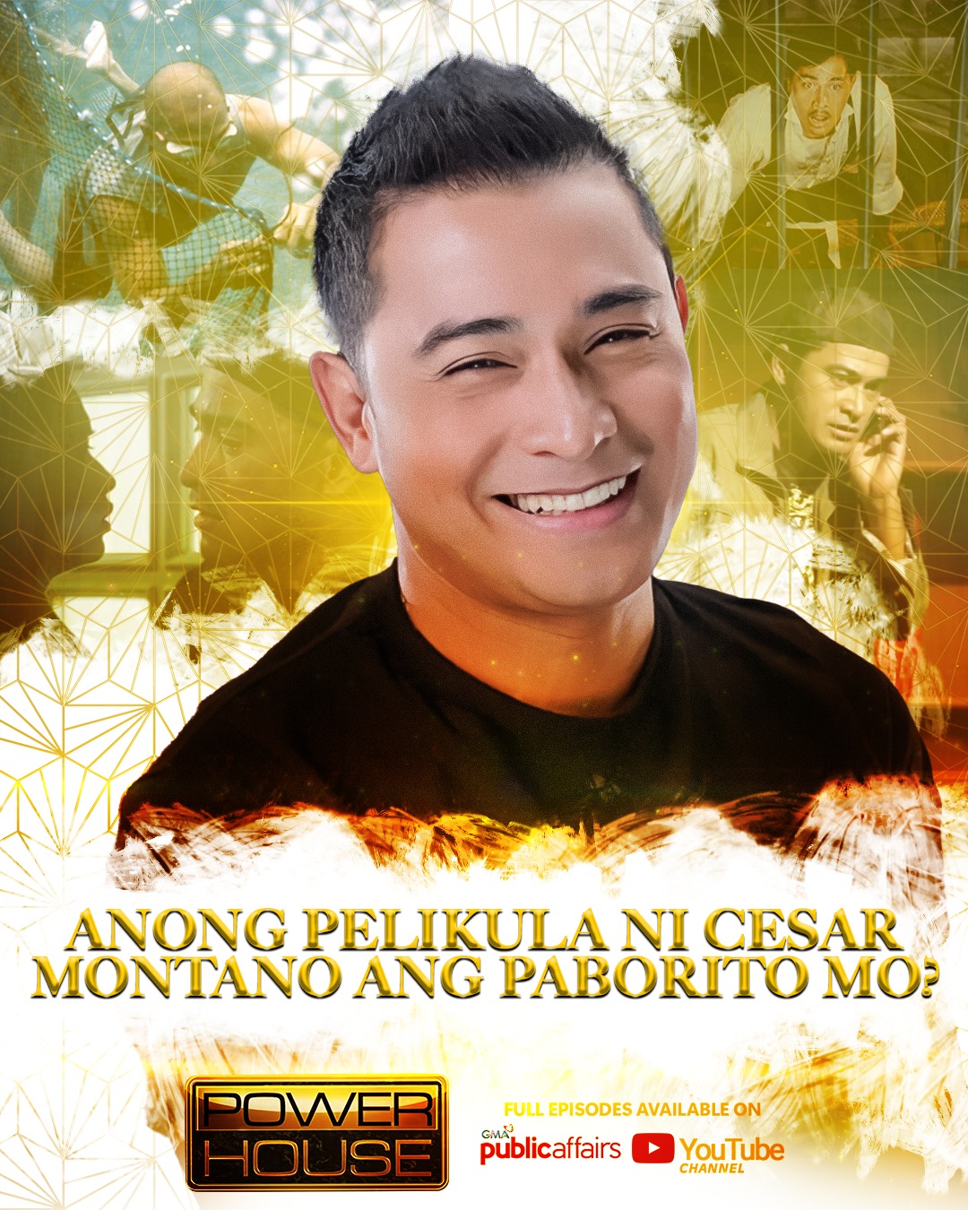 GMA Public Affairs - CESAR MONTANO, IBINAHAGI KUNG ALING PELIKULA NIYA ...