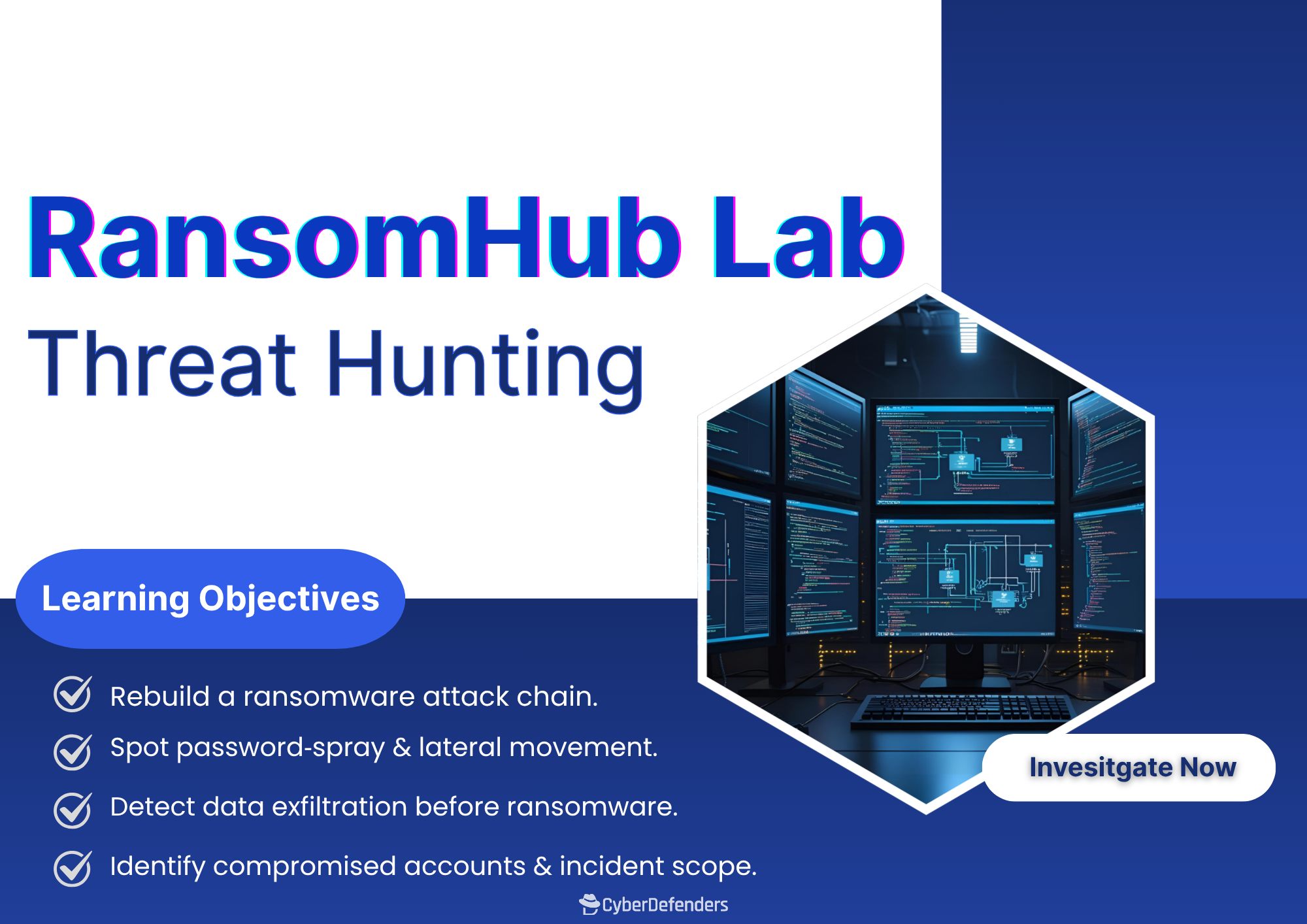 CyberDefenders - 🆕 RansomHub Lab 📁 Threat Hunting A... | Facebook