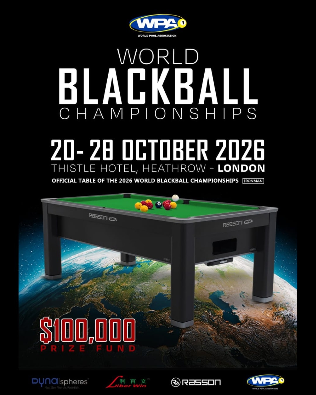 WPA Blackball World Championship... - British Pool Federation | Facebook
