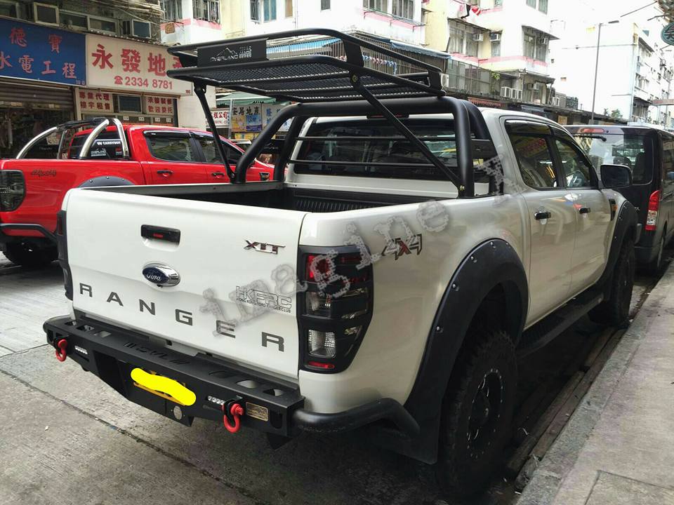 Ford-Ranger - Overland Roll Bar - Overland Roof Rack - Overland K2 Rear ...