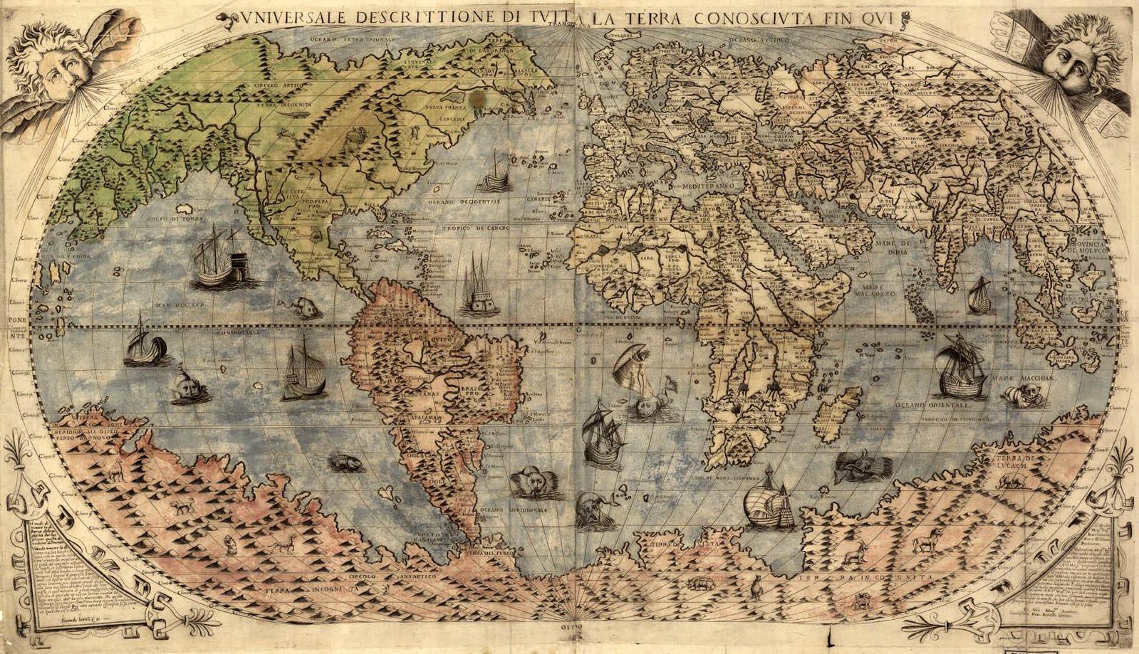 The Atlas - 🗺 Map of the World, 1565 — A Window into Renaissance ...