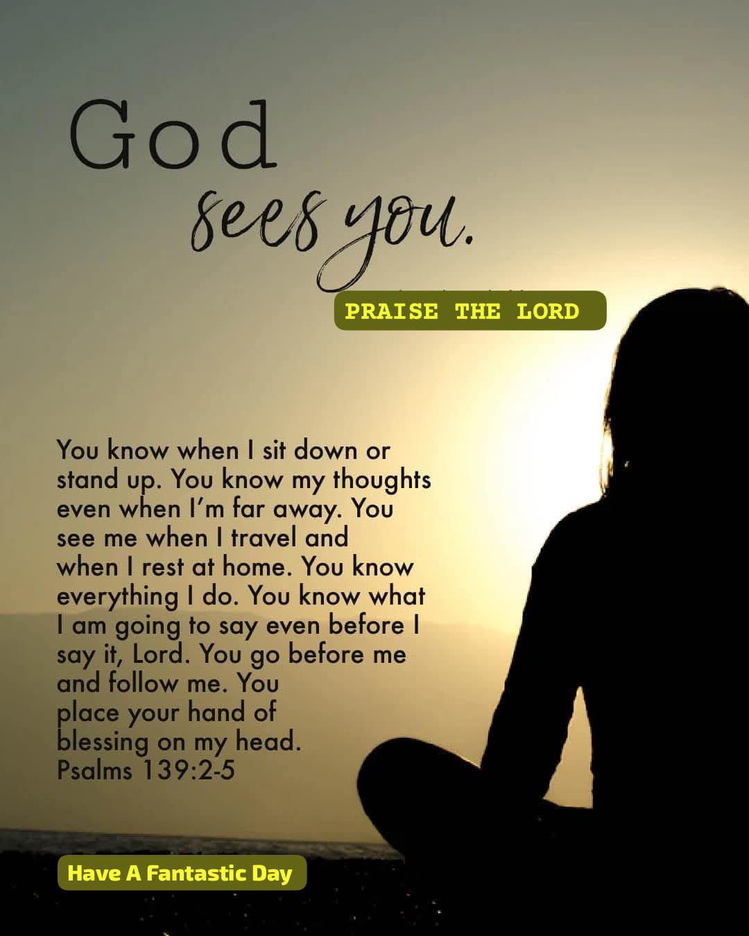 Building - G.M.!!!! Psalm 139:2-5 #HeKnowsMyName HOWEVER, Verse 6 ...