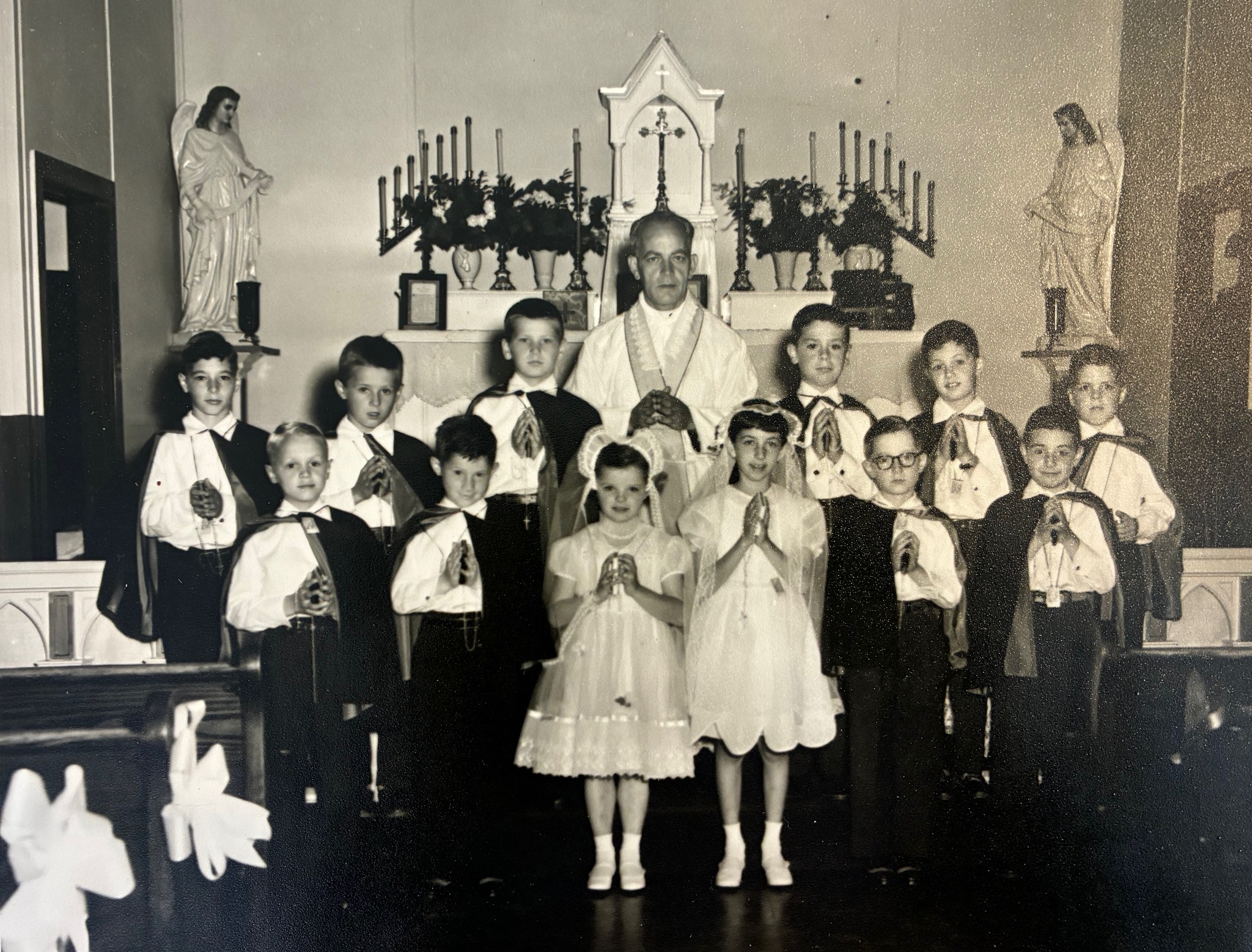 The Waynesburg - A First Communion at St. James Church, with Father ...