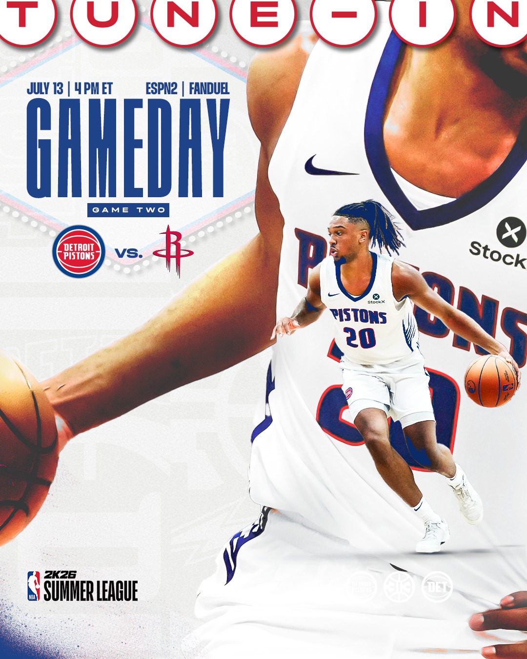 Detroit - We back at it today 📺 ESPN 2 | FanDuel Sports Network Detroit ...