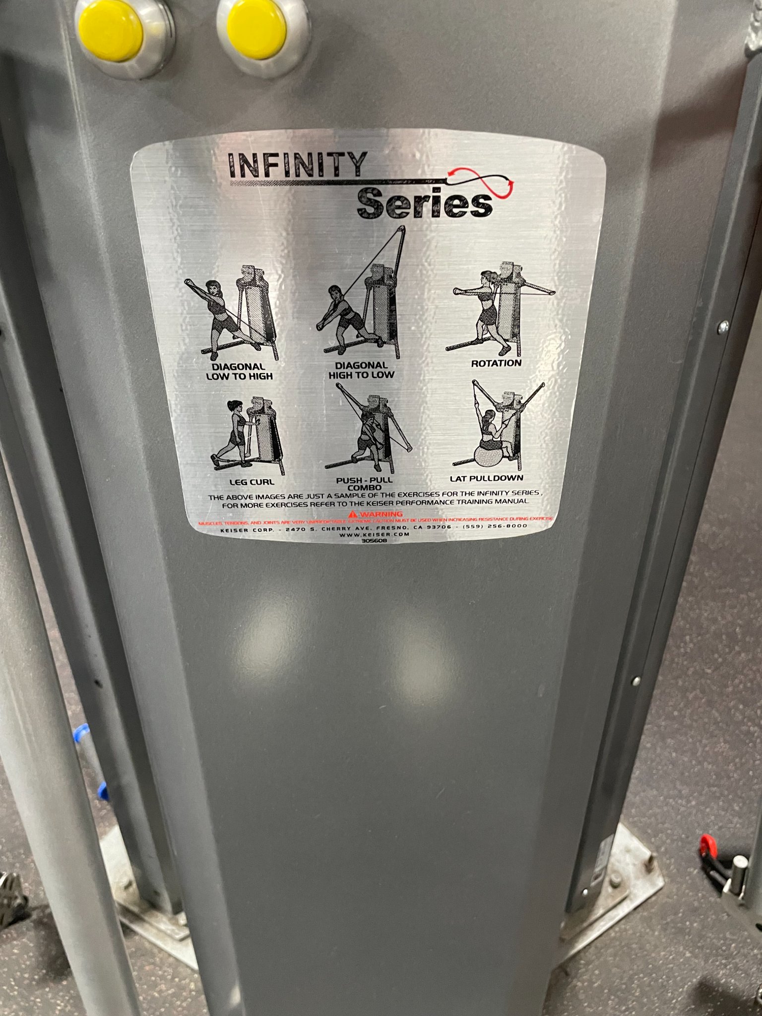 Keiser Infinity Functional Trainer - $500 - Weight Lifting Machines ...