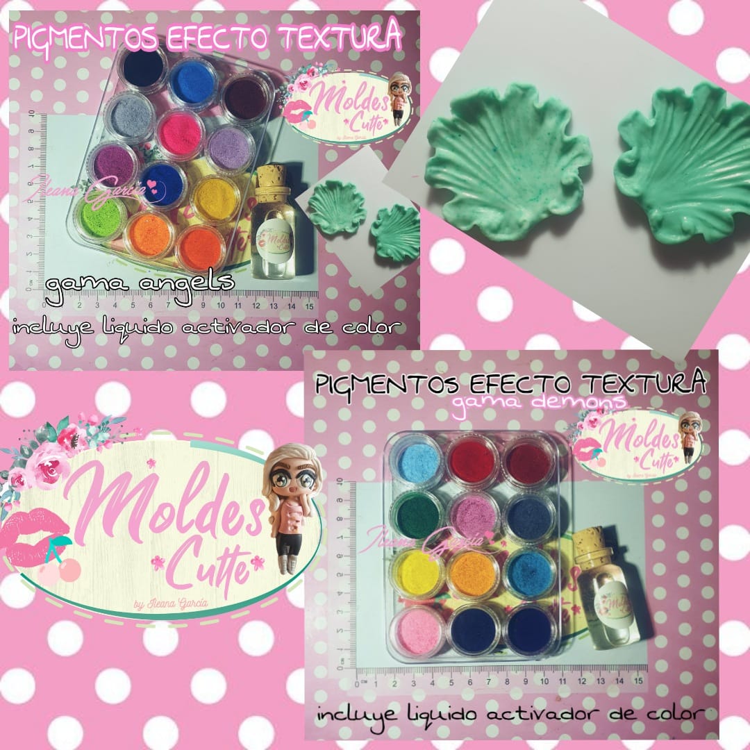 Moldes Cutte - New.. pigmentos,♡ con efecto moteado.. o...