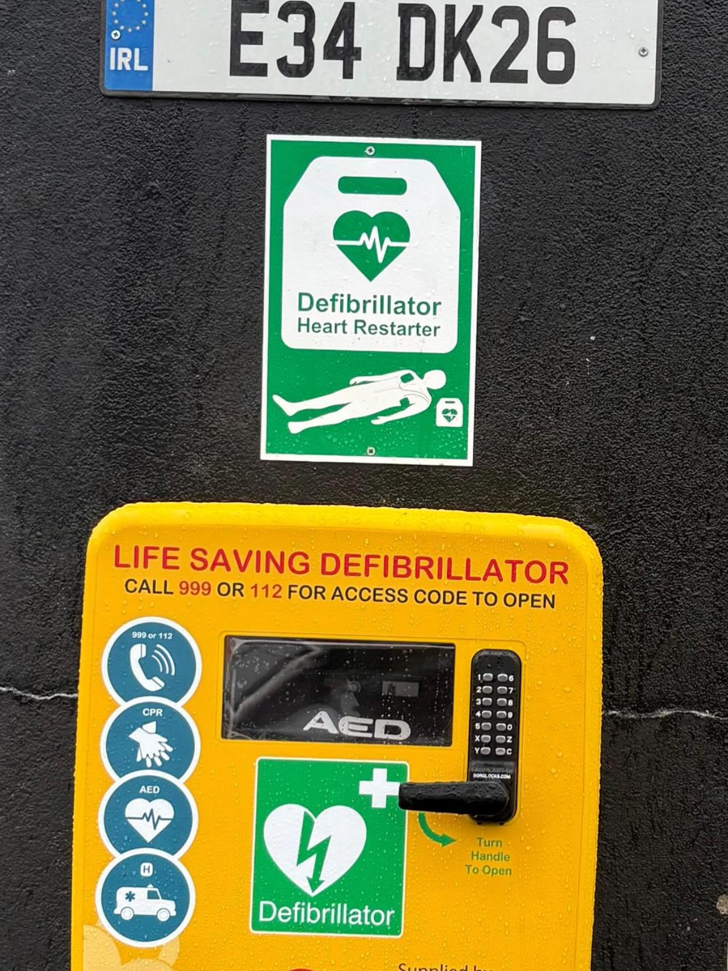 Official - Arravale Rovers have installed a new defibrillator outside ...