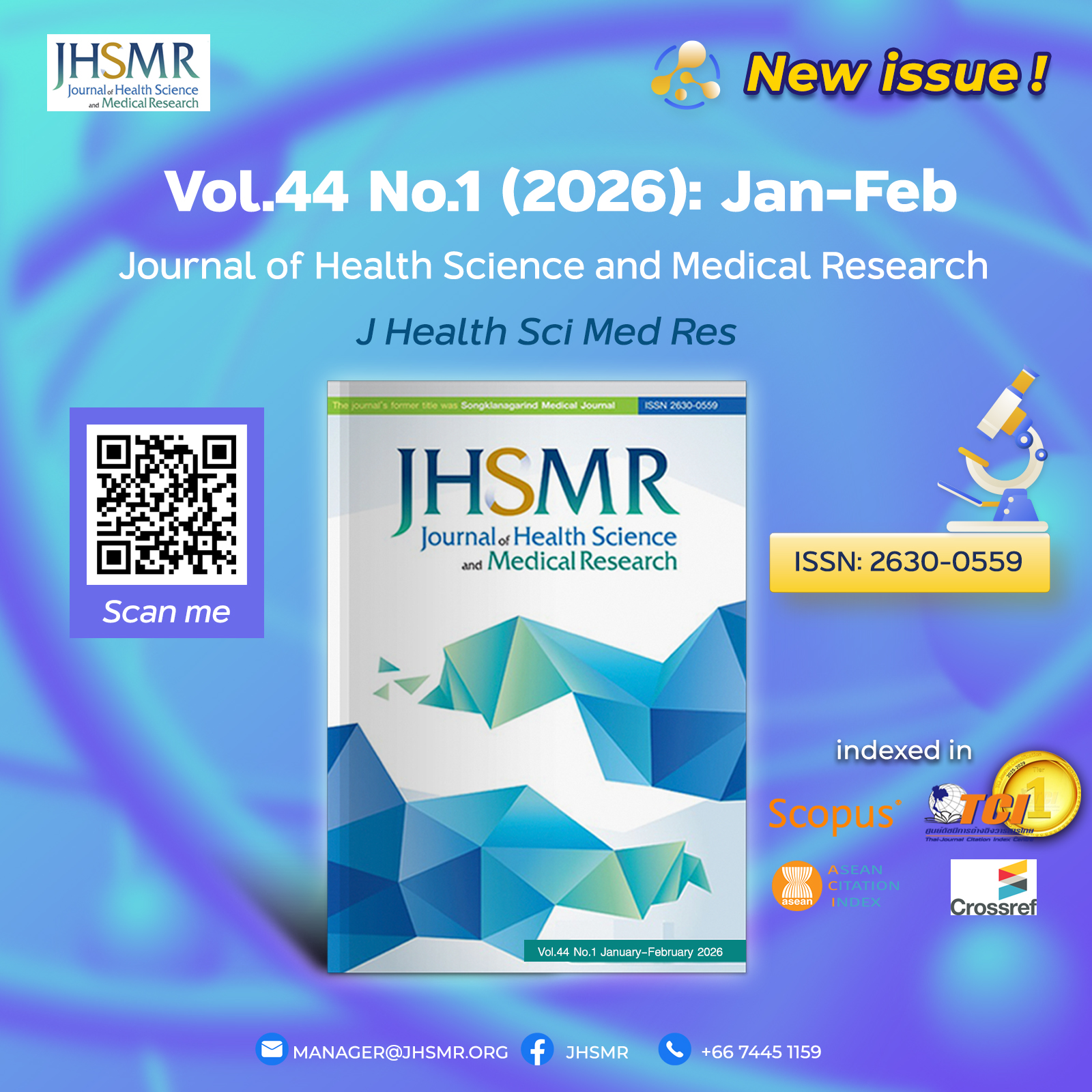 Journal of Health Science and Medical Research | Songkhla