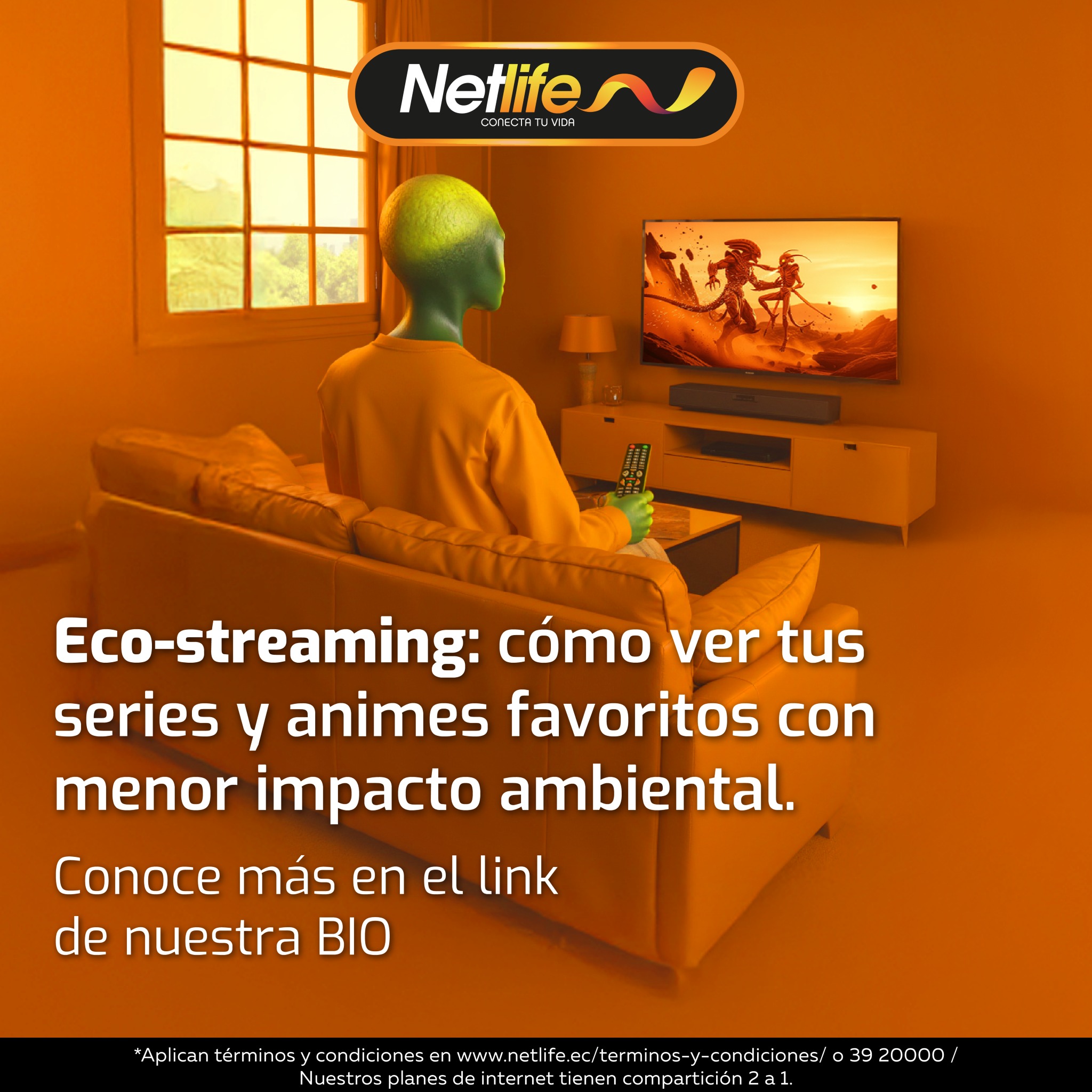 Netlife - 🍃📺 ¿Sabías que maratonear tus series también deja huella en ...