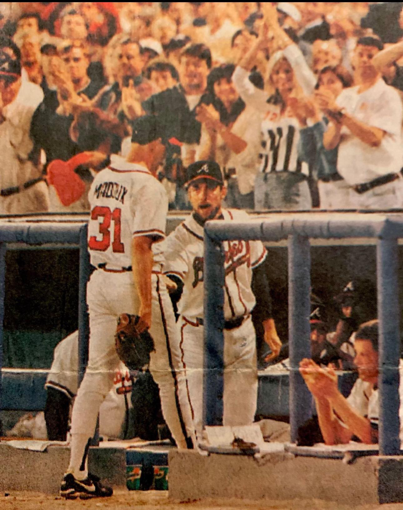 1995 World Series Mark Wohlers with the save. #Bravescountry