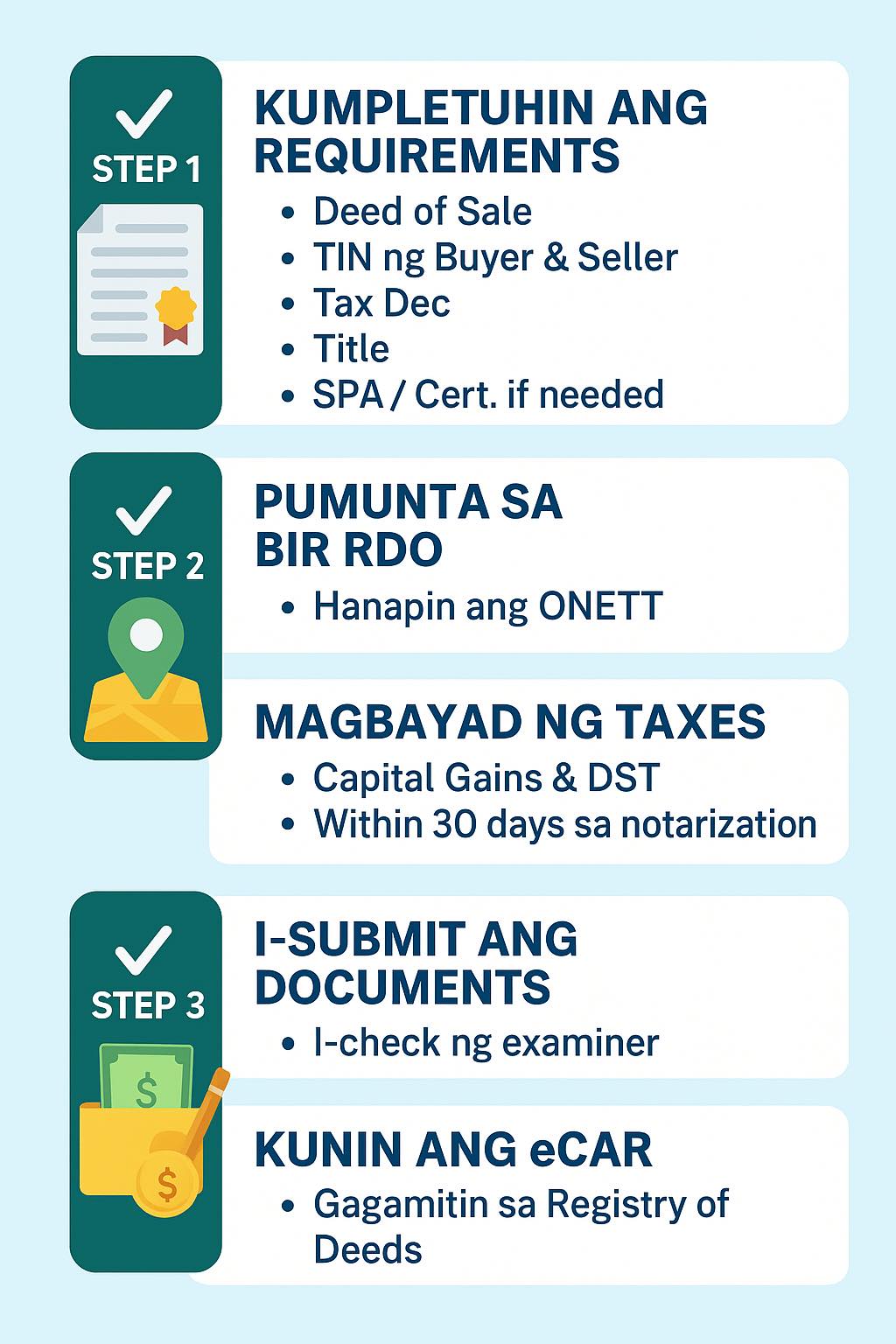 STEPS PAANO KUMUHA ng eCAR (Cert... - Arnold Pansoy Alderite | Facebook