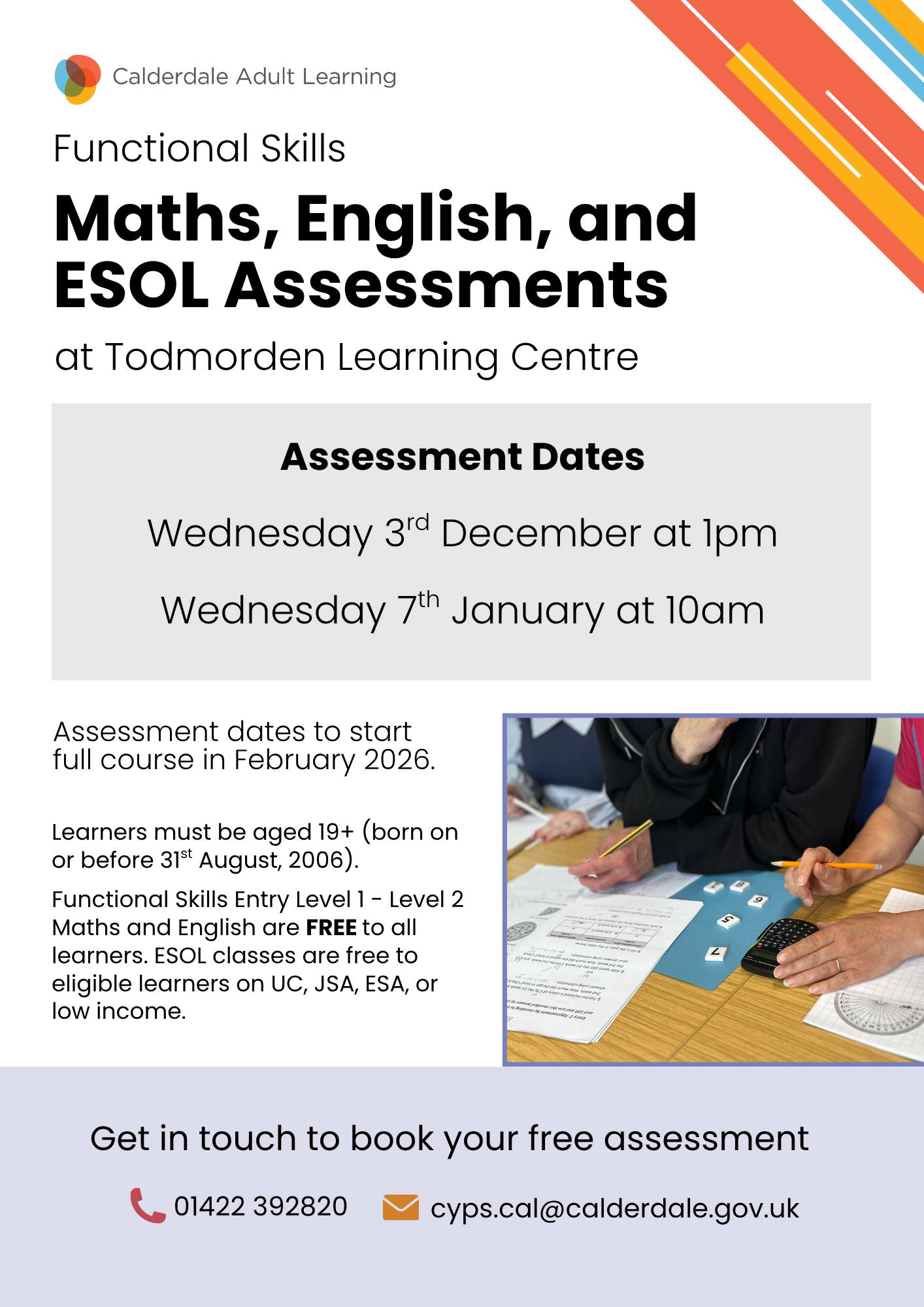Maths, English and ESOL... - Calderdale Employment Hub | Facebook