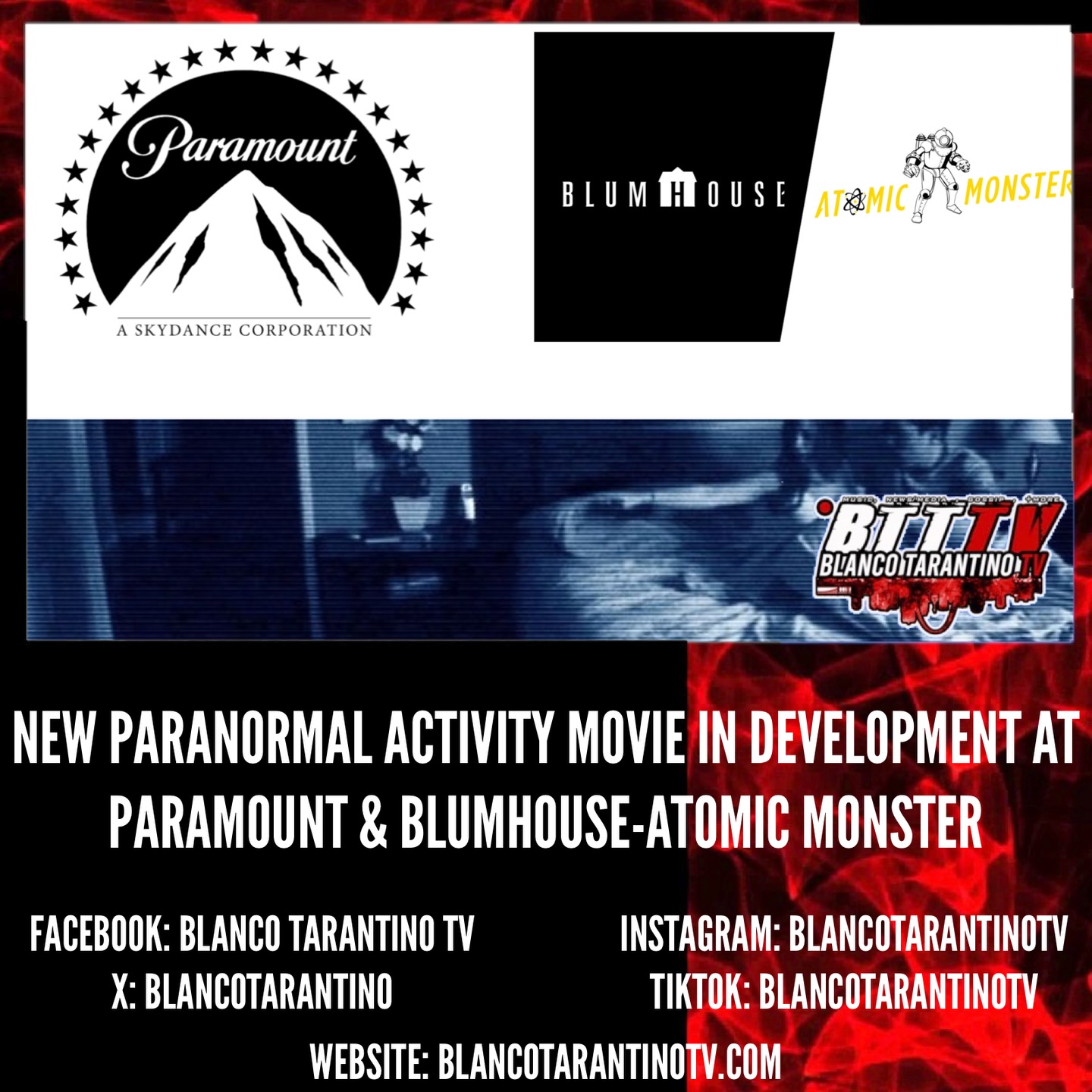 Blanco - A new “Paranormal Activity” movie is officially moving forward ...