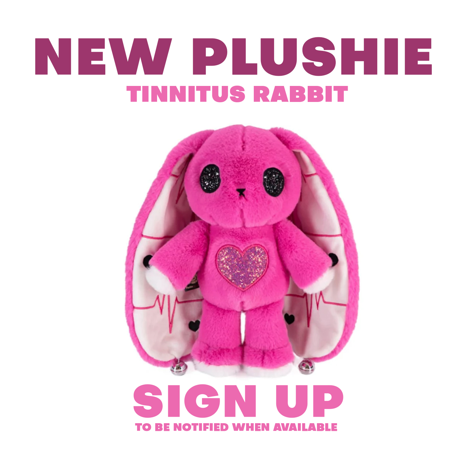 Obsidian kintsugi love rabbit plushie for healing