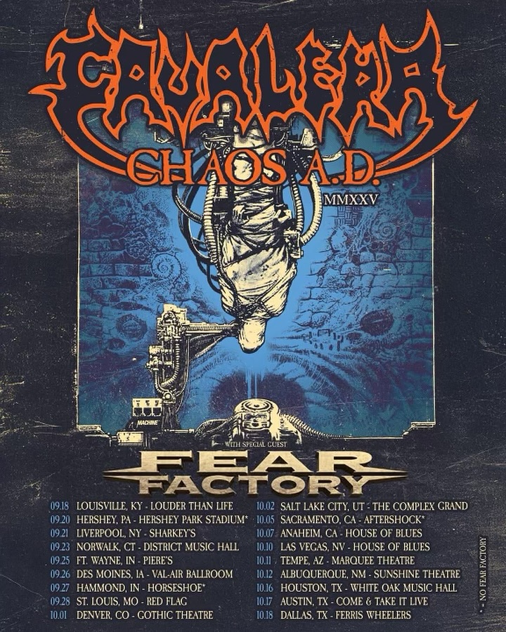 Max and Iggor Cavalera to celebrate Chaos A.D. with Fall