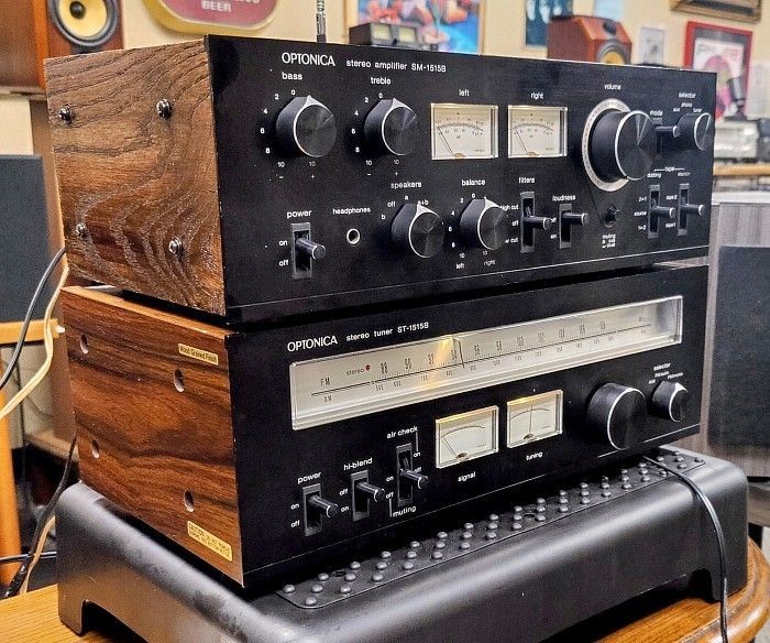 シャープOPTONICA SM-1050 ST-1050 アンプ＆チューナー Optonica Model SM-1050 (Sold Out) 100V 45W 09974059367
