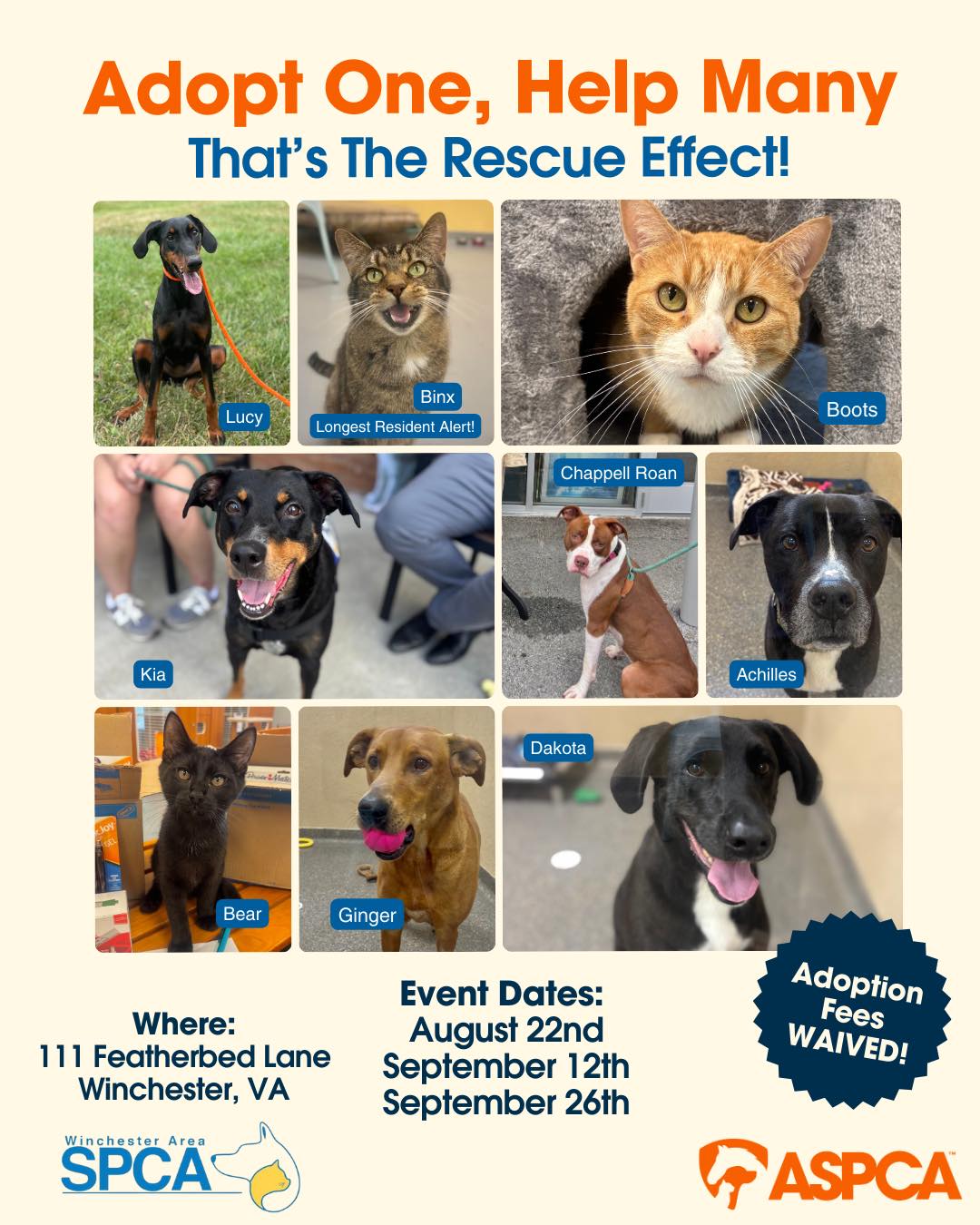 Winchester - Don’t forget tomorrow, 08/22, is our second FEE WAIVED ...