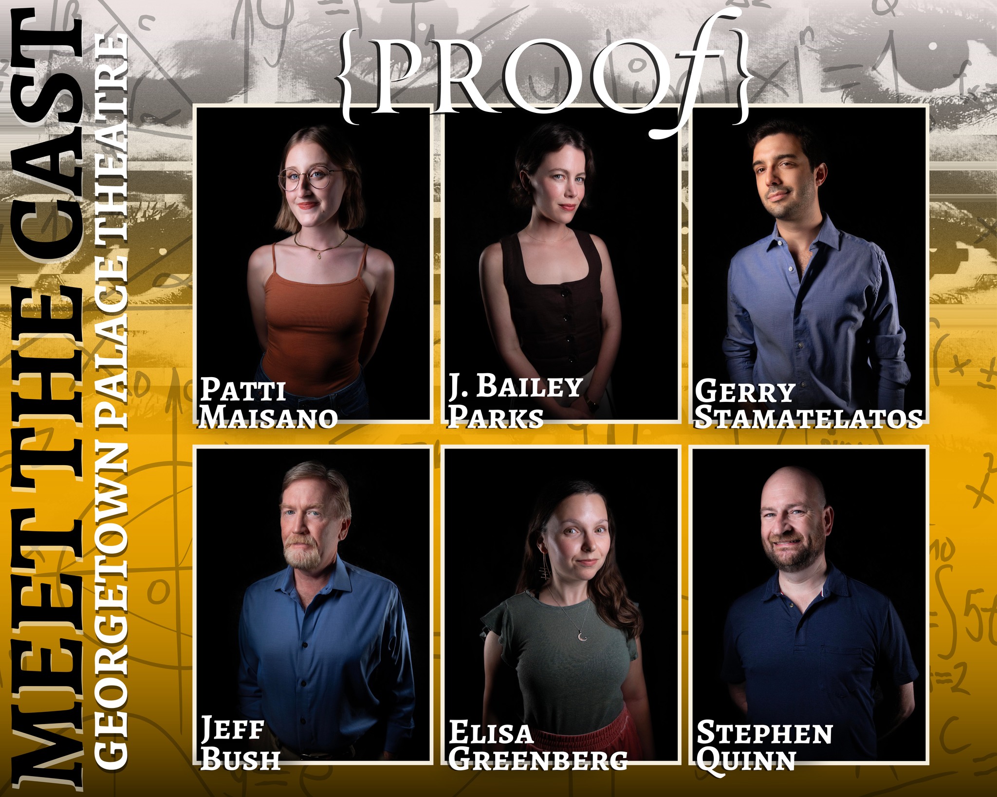 Georgetown - Meet the talented cast of Proof, opening on the Palace ...