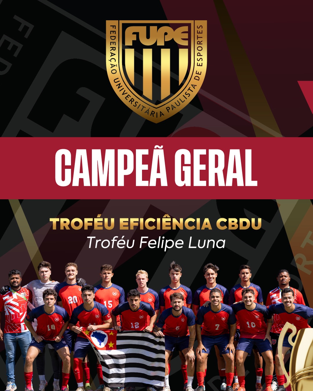 🏆 CAMPEÃ GERAL DO TROFÉU... - FUPE Esporte Universitário | Facebook
