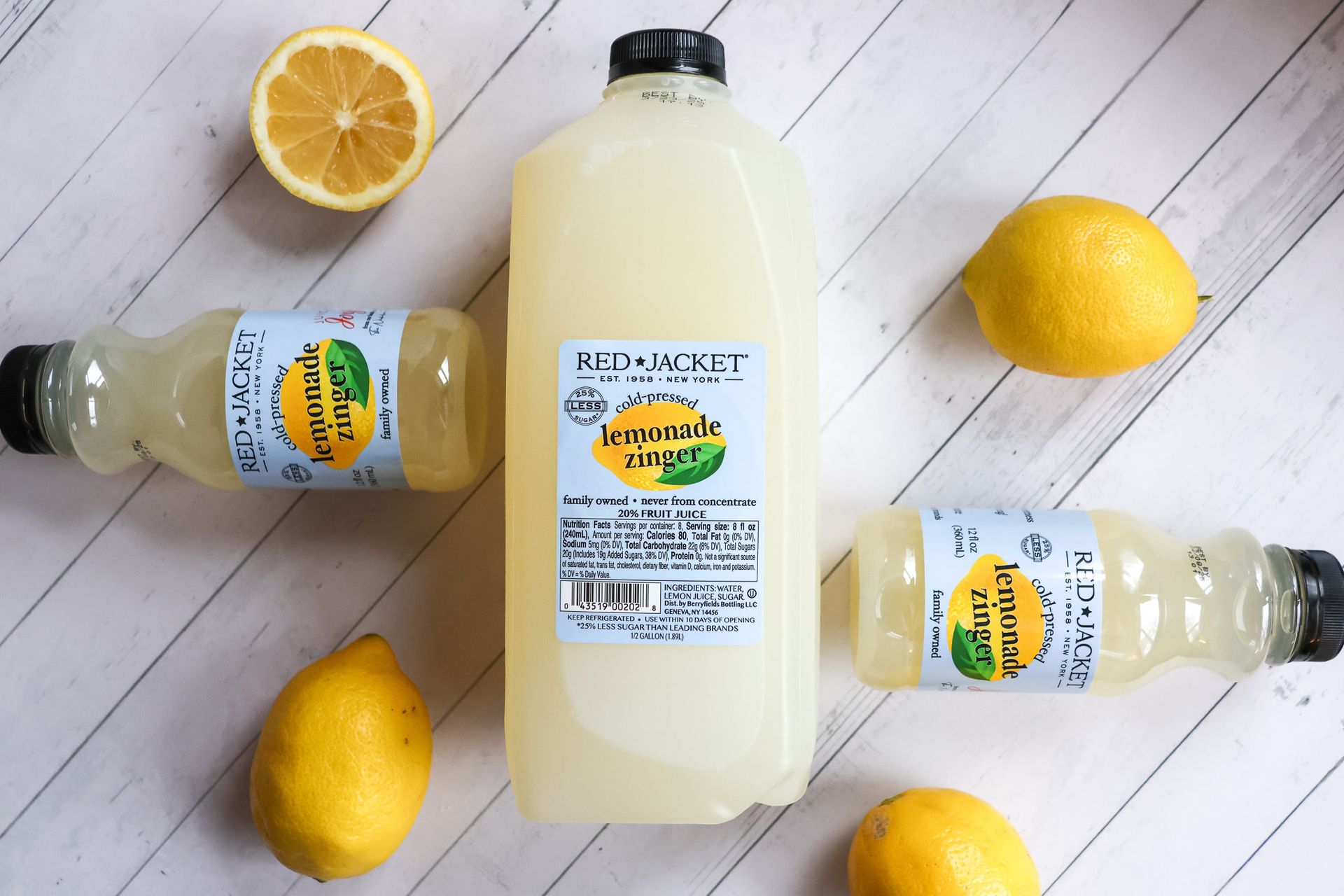 Red - Cold-pressed and 25% less sugar than leading lemonade brands! Try ...