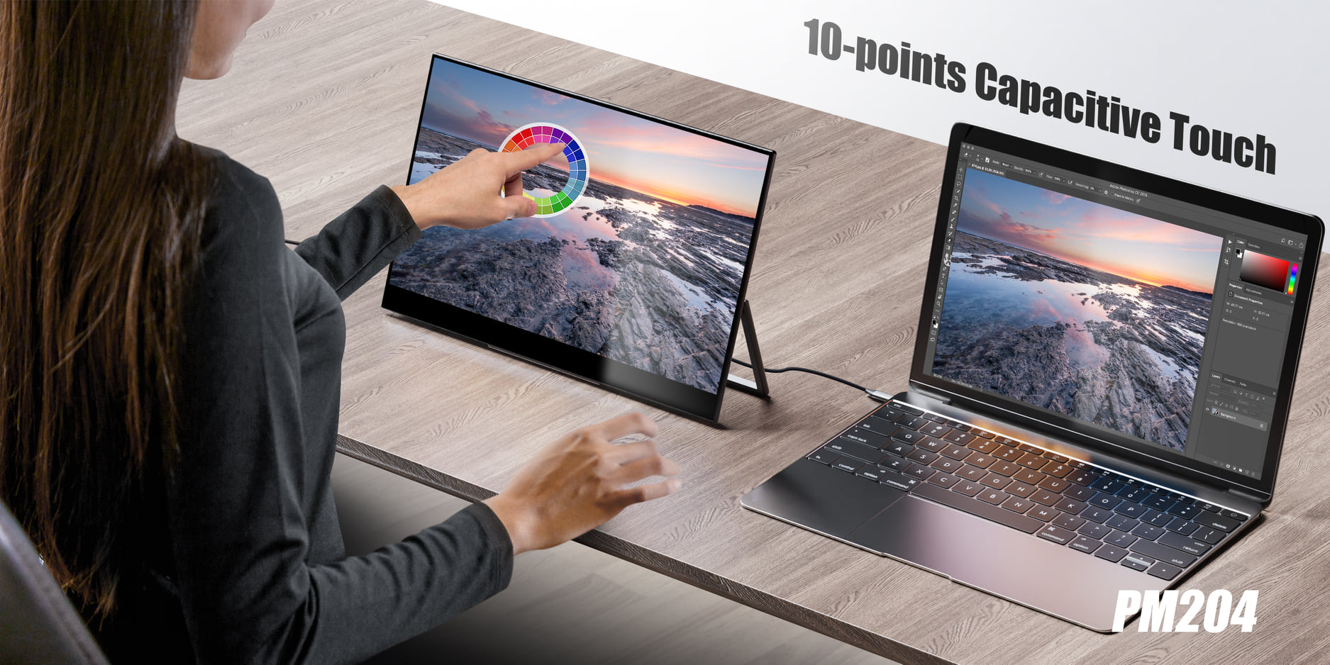 InnoView - The portable monitor is useful as a sub-display...