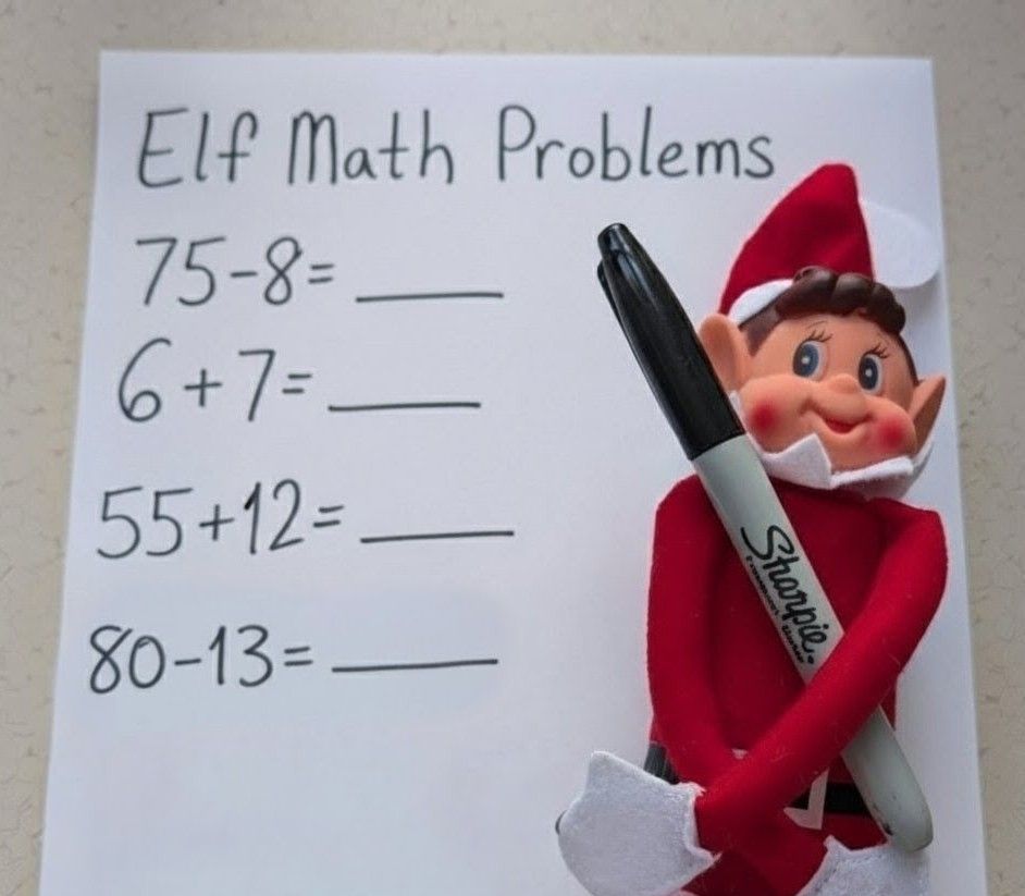 An easy 67 elf idea for 6-7 weekend!