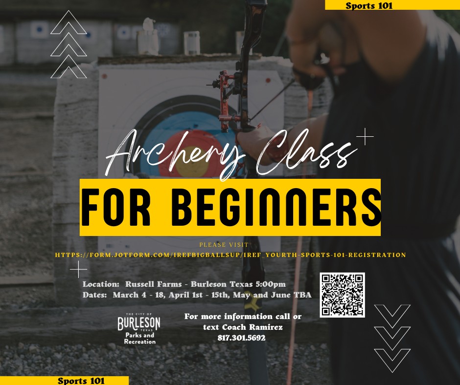 🎯 Ready, Aim, Learn! Join... - Burleson Parks and Recreation | Facebook