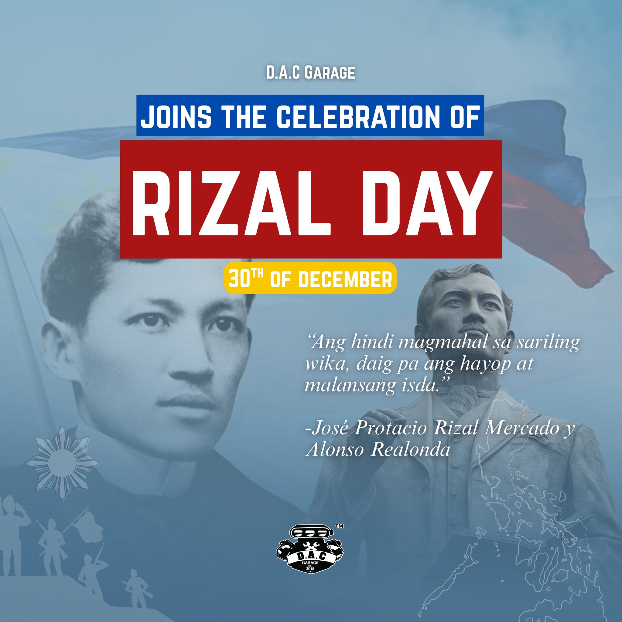 DAC - On this day, the Philippines commemorates the 129th death ...