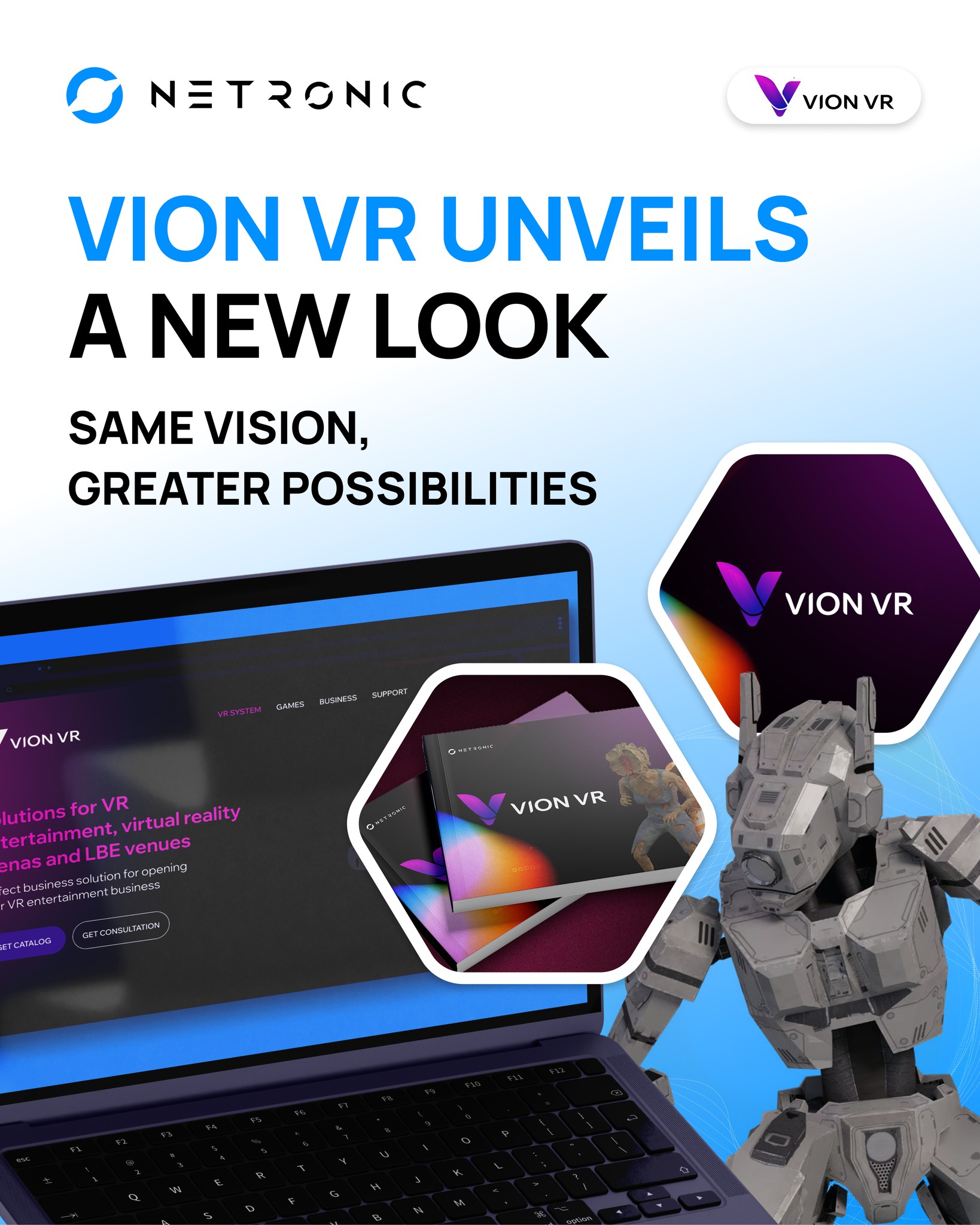 Netronic - 🤩 VION VR has a new look! We’re excited to... | Facebook