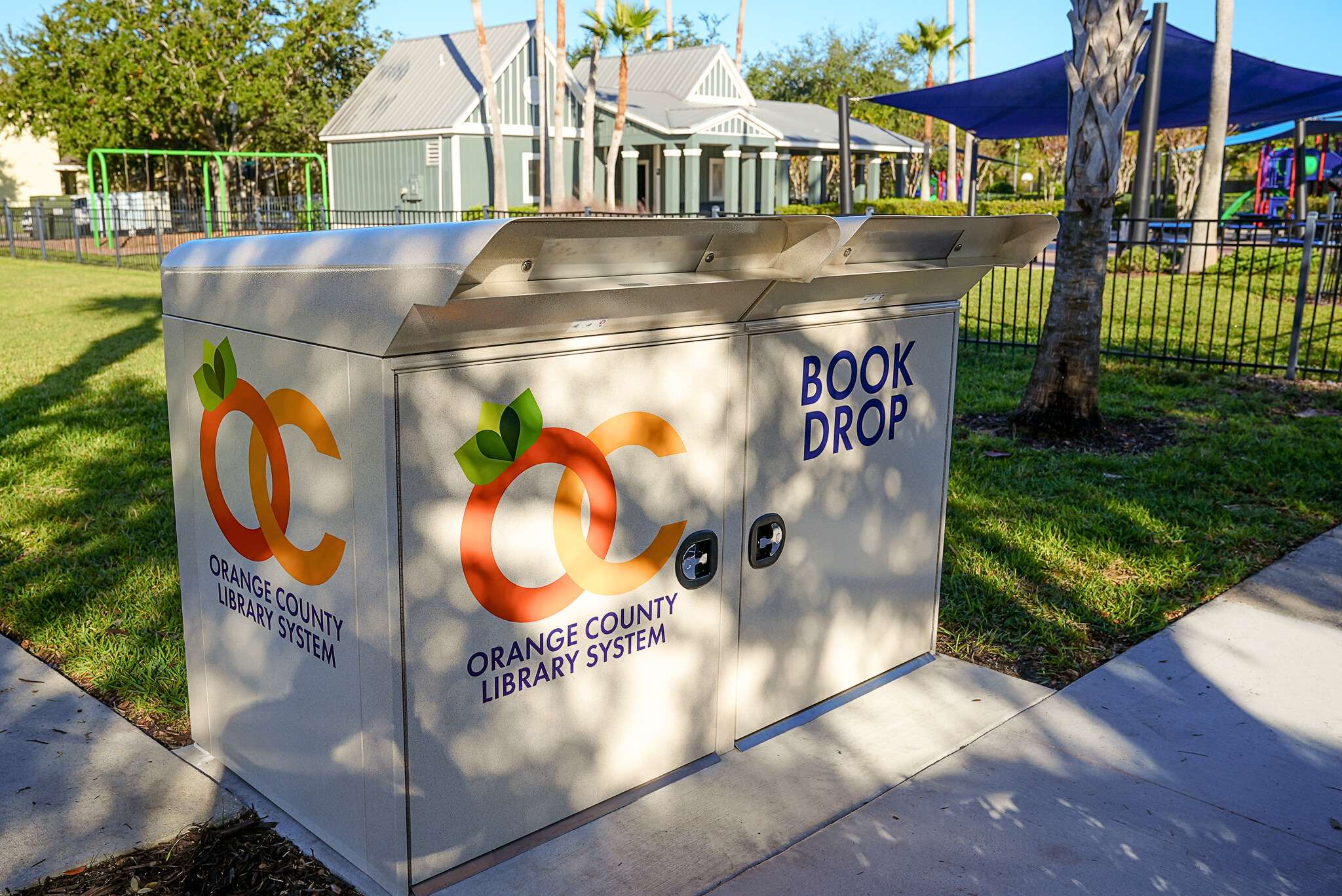 Orange - We're excited to announce that a new library book drop was ...
