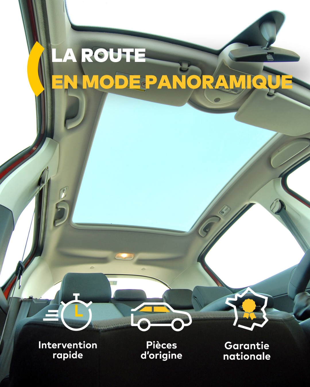 Rétroviseur Intérieur Pare-brise Pour Peugeot 107, 206, C1, Clio I - Modèle 814842, Remplacement Facile