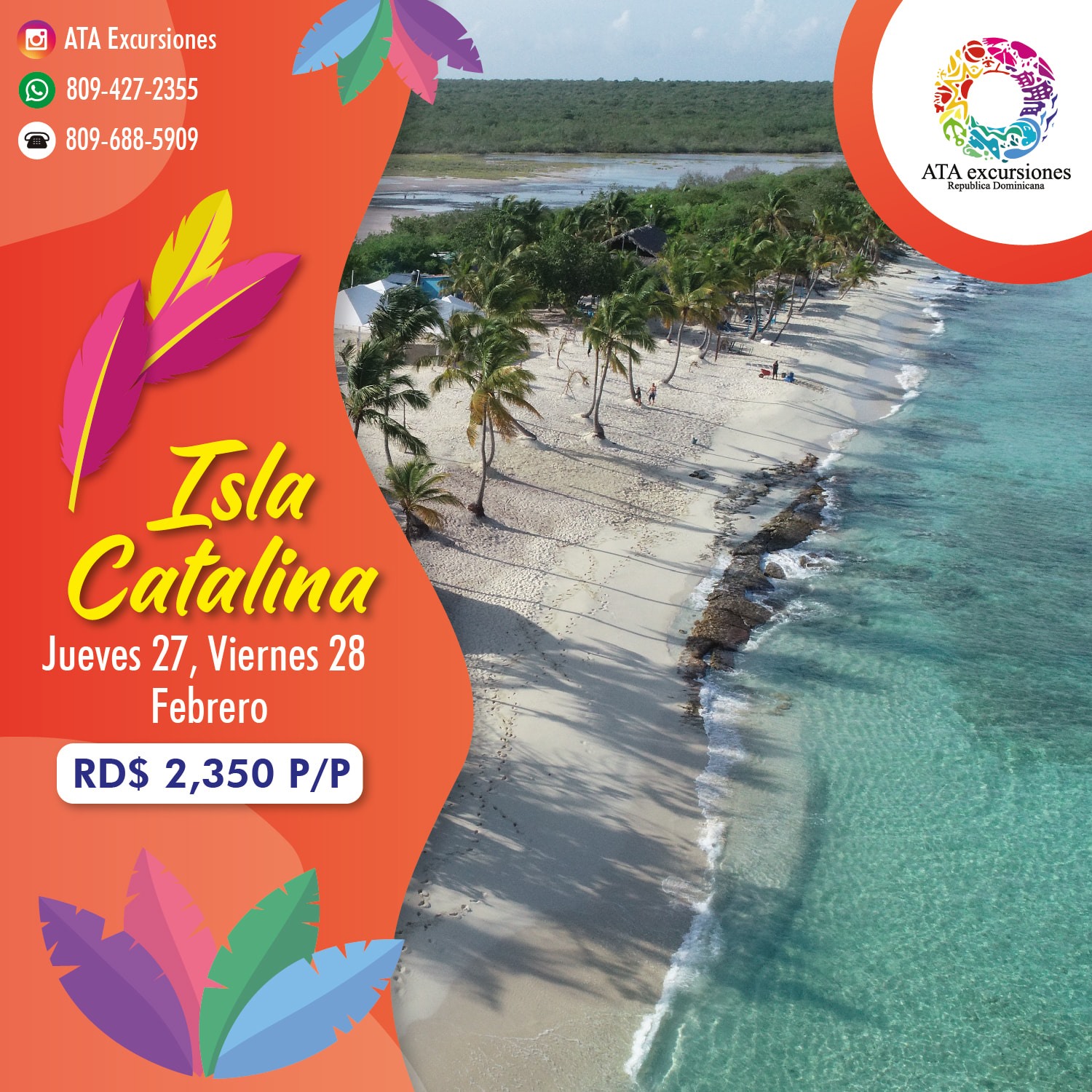 ISLA CATALINA RD$... - ATA Excursiones Republica Dominicana