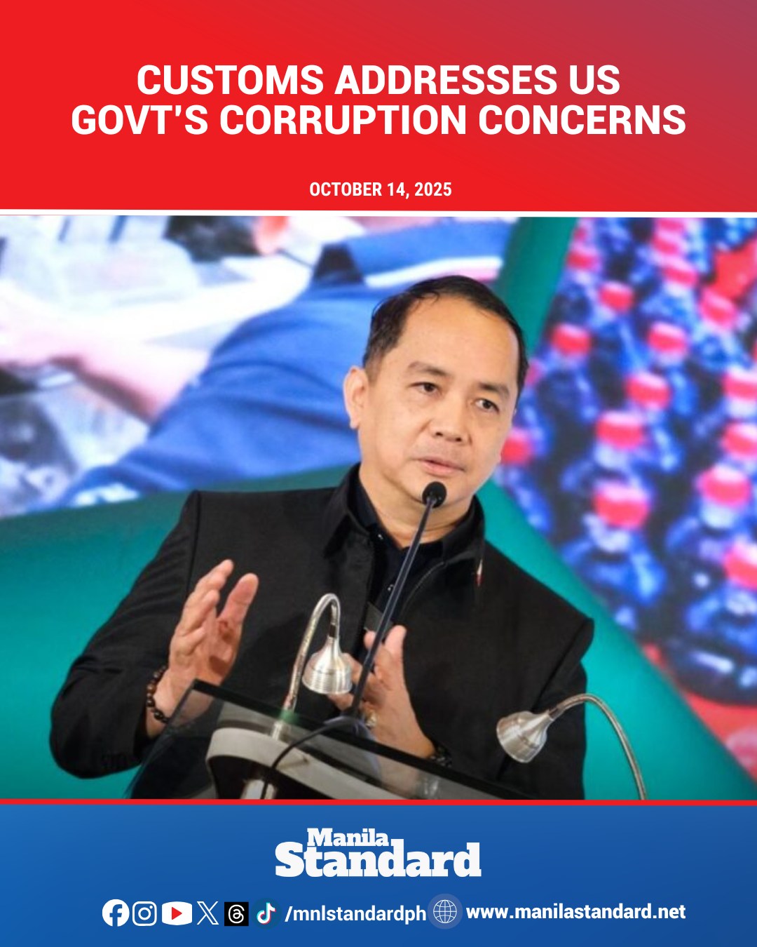 Manila - The Bureau of Customs (BOC) has officially addressed the ...
