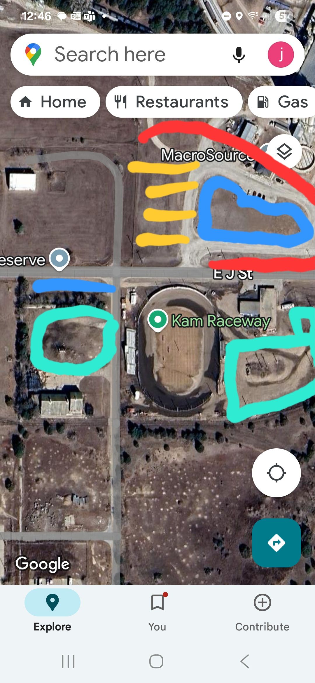 Kam - Friday and Saturday parking. Map shows areas for parking. Blue ...