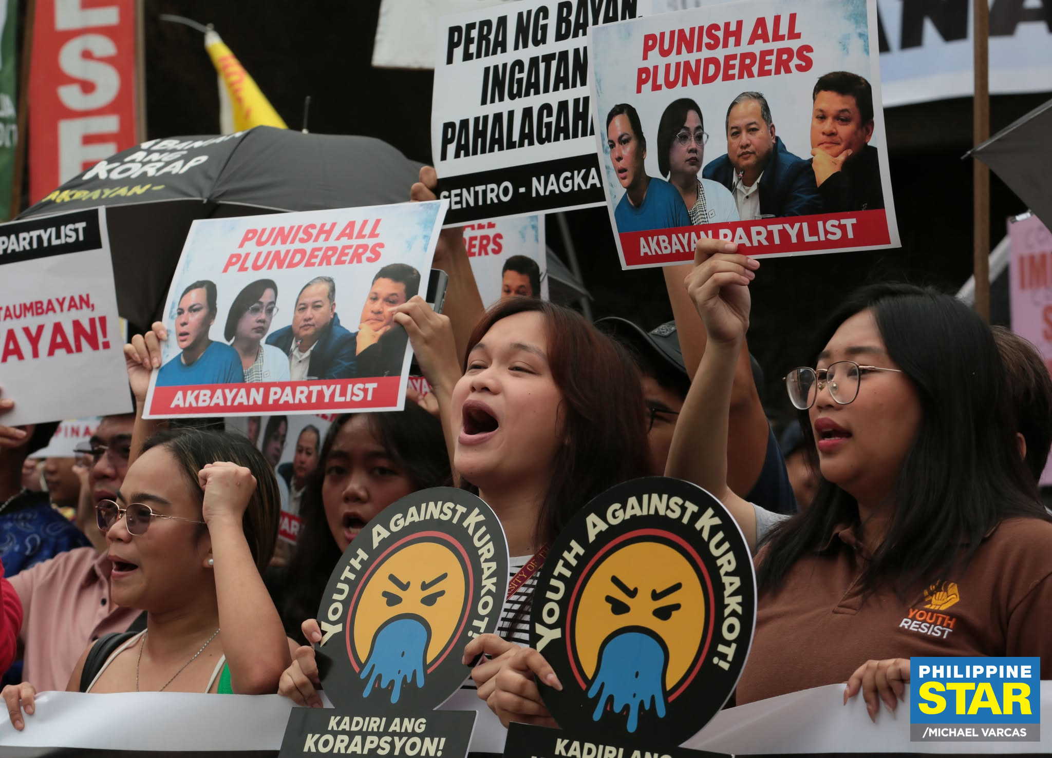 Philippine - Various groups hold an anti-corruption rally and mass at ...
