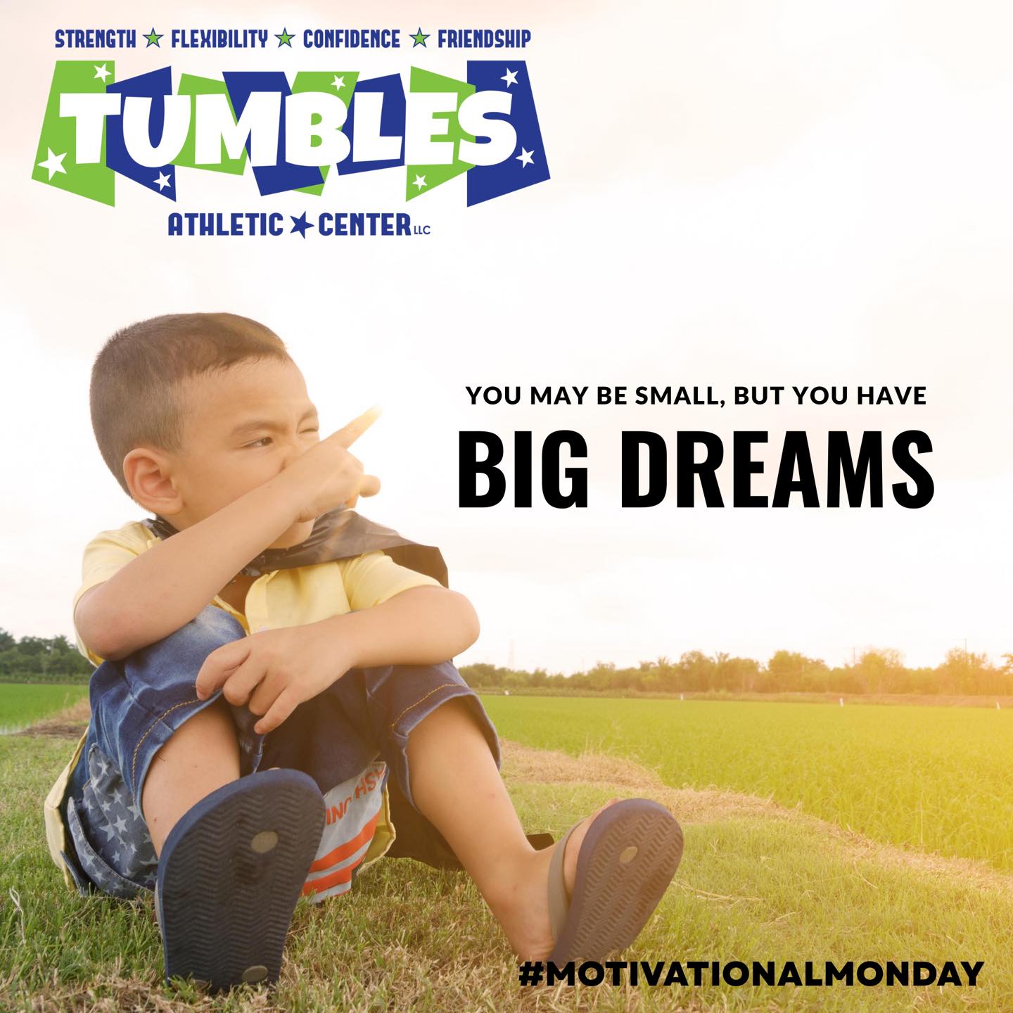 🌟 Big dreams start small!... - Tumbles Athletic Center LLC | Facebook