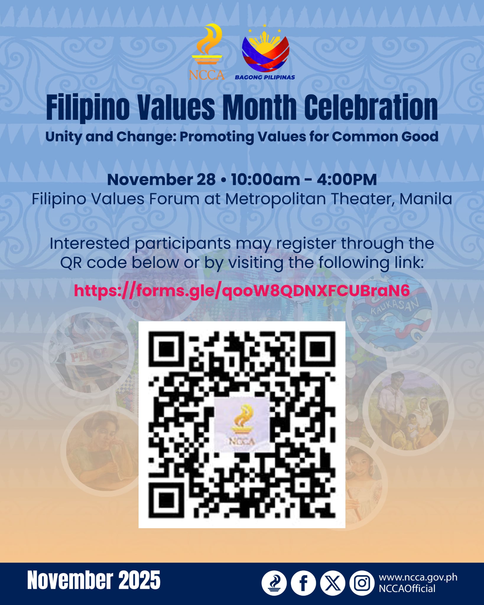 National - Join us at the Filipino Values Forum on November 28, 2025 ...