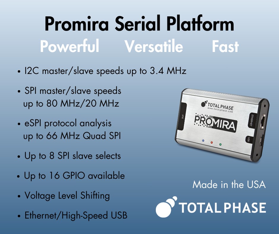 Total Phase - The Promira Serial Platform is our most... | Facebook