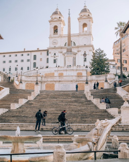 Love - The Spanish Steps (Scalinata di Trinità dei Monti) is an iconic ...