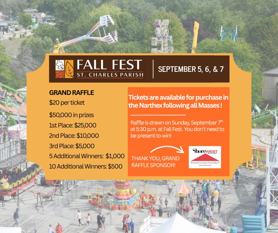 St. - Don't miss your chance to be one of our Fall Fest Grand Raffle ...
