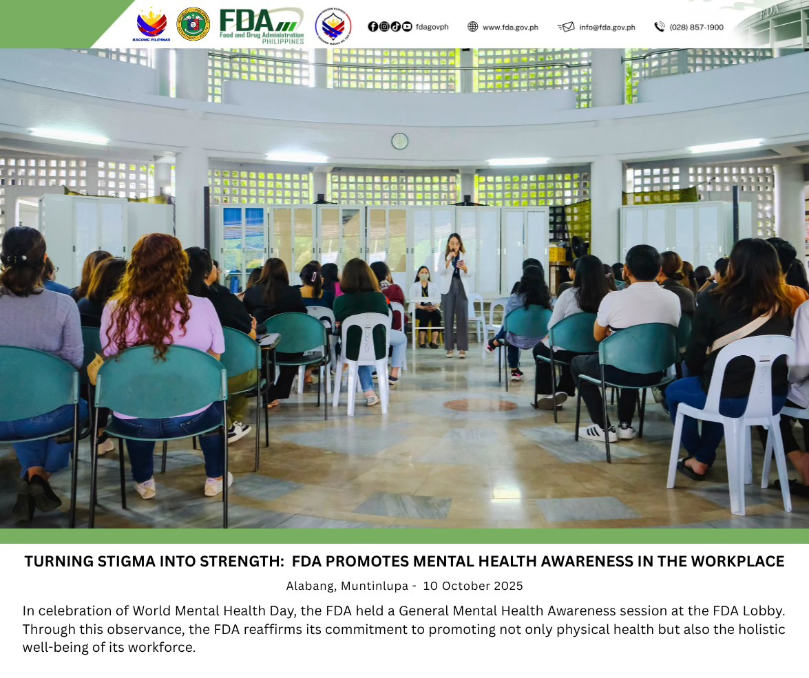 𝐓𝐔𝐑𝐍𝐈𝐍𝐆 𝐒𝐓𝐈𝐆𝐌𝐀... - Food and Drug Administration Philippines | Facebook