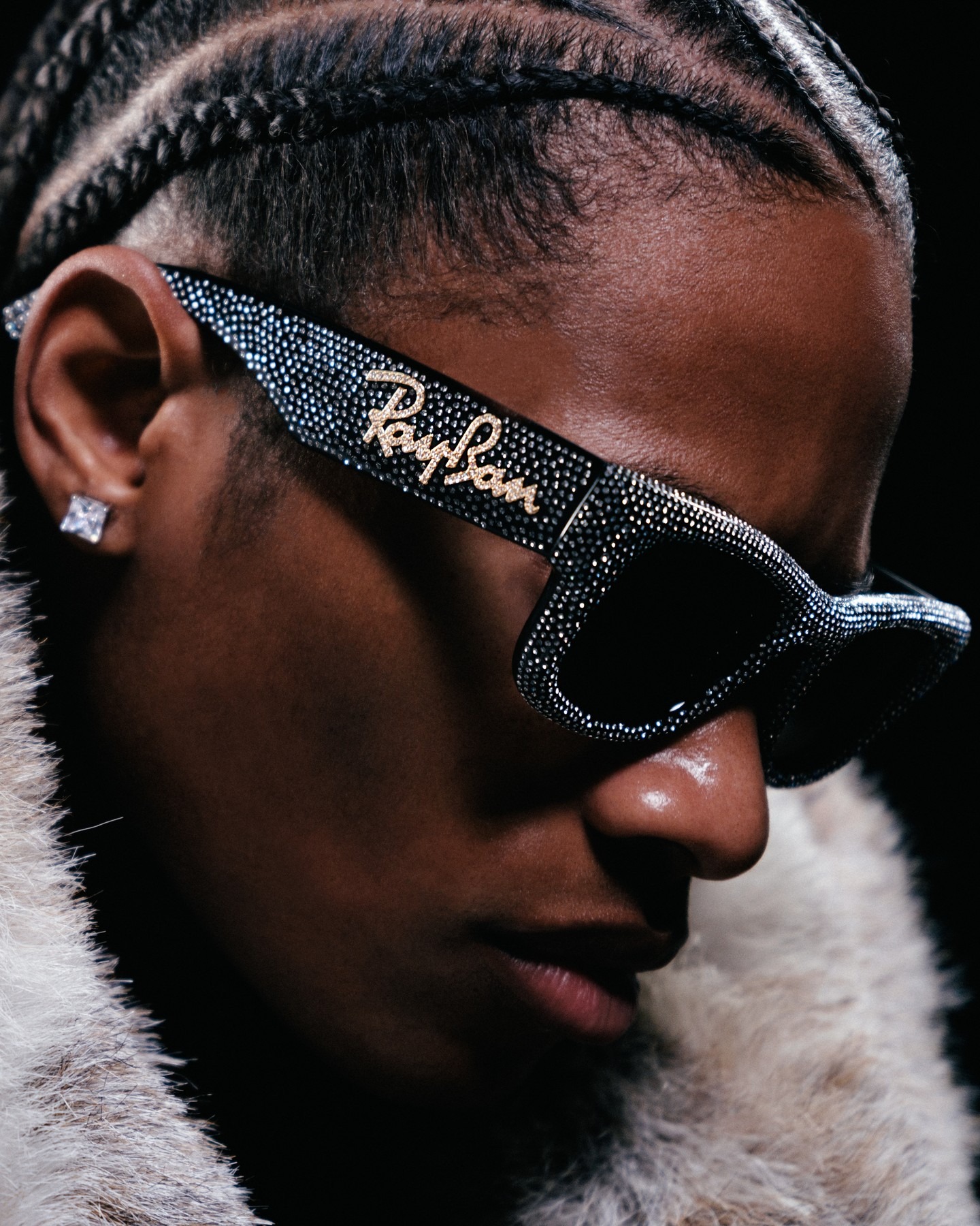 A$AP Rocky and Ray-Ban introduce their new Wayfarer Puffer Crystal