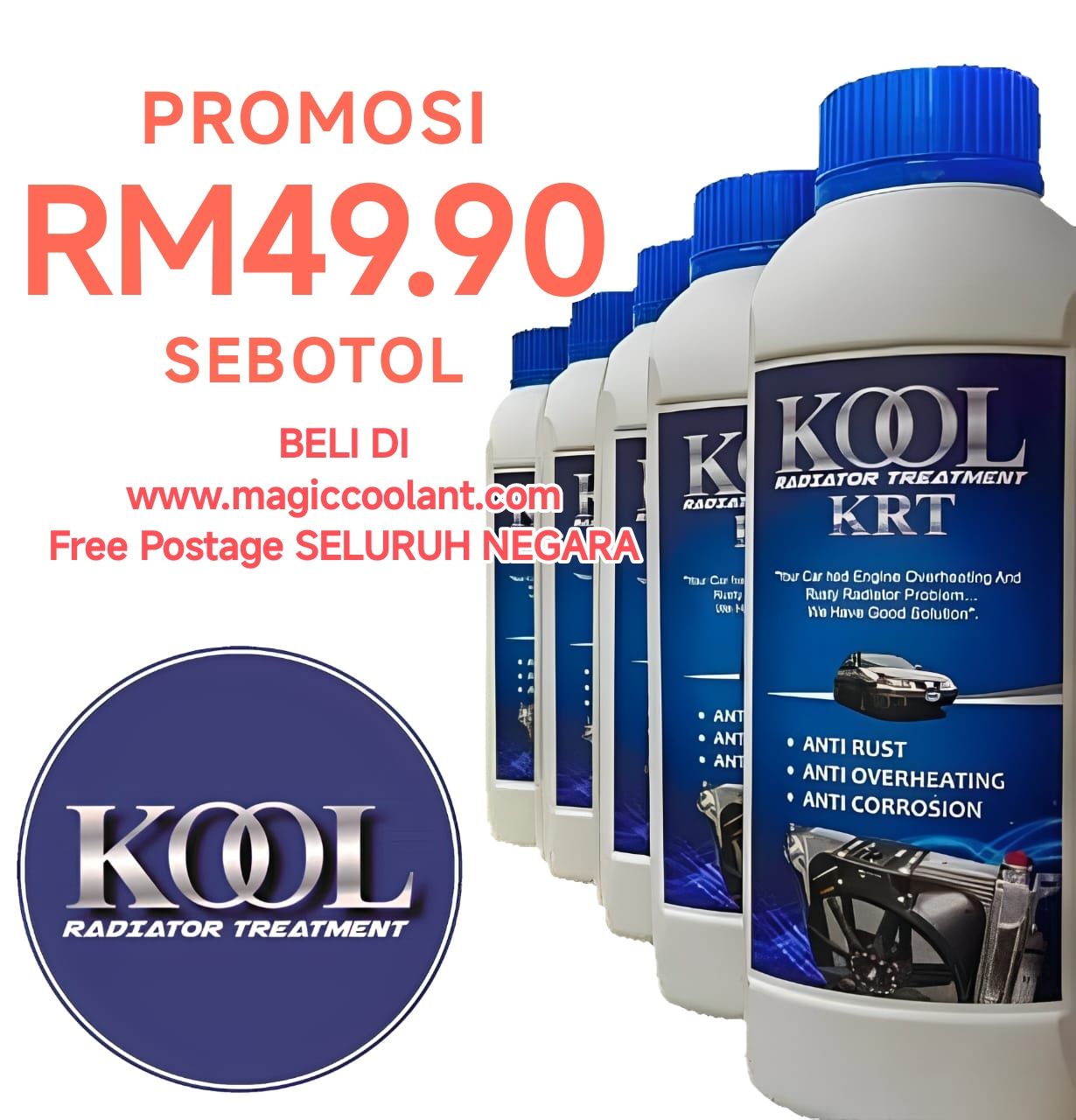 Coolant radiator By KOOL | Johor Bahru
