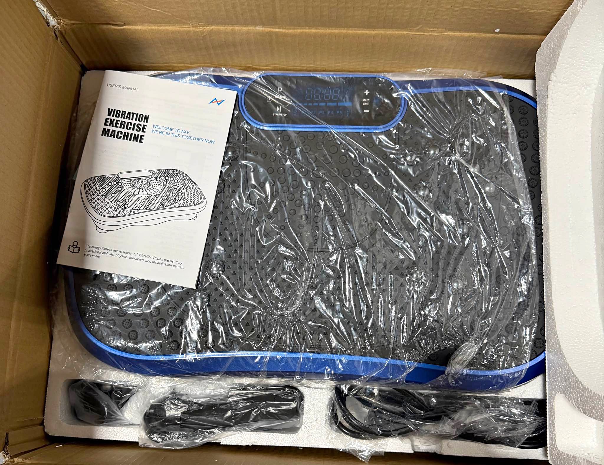 AXV New in Box Vibration Exercise Machine - Vibration Exercise Machines ...