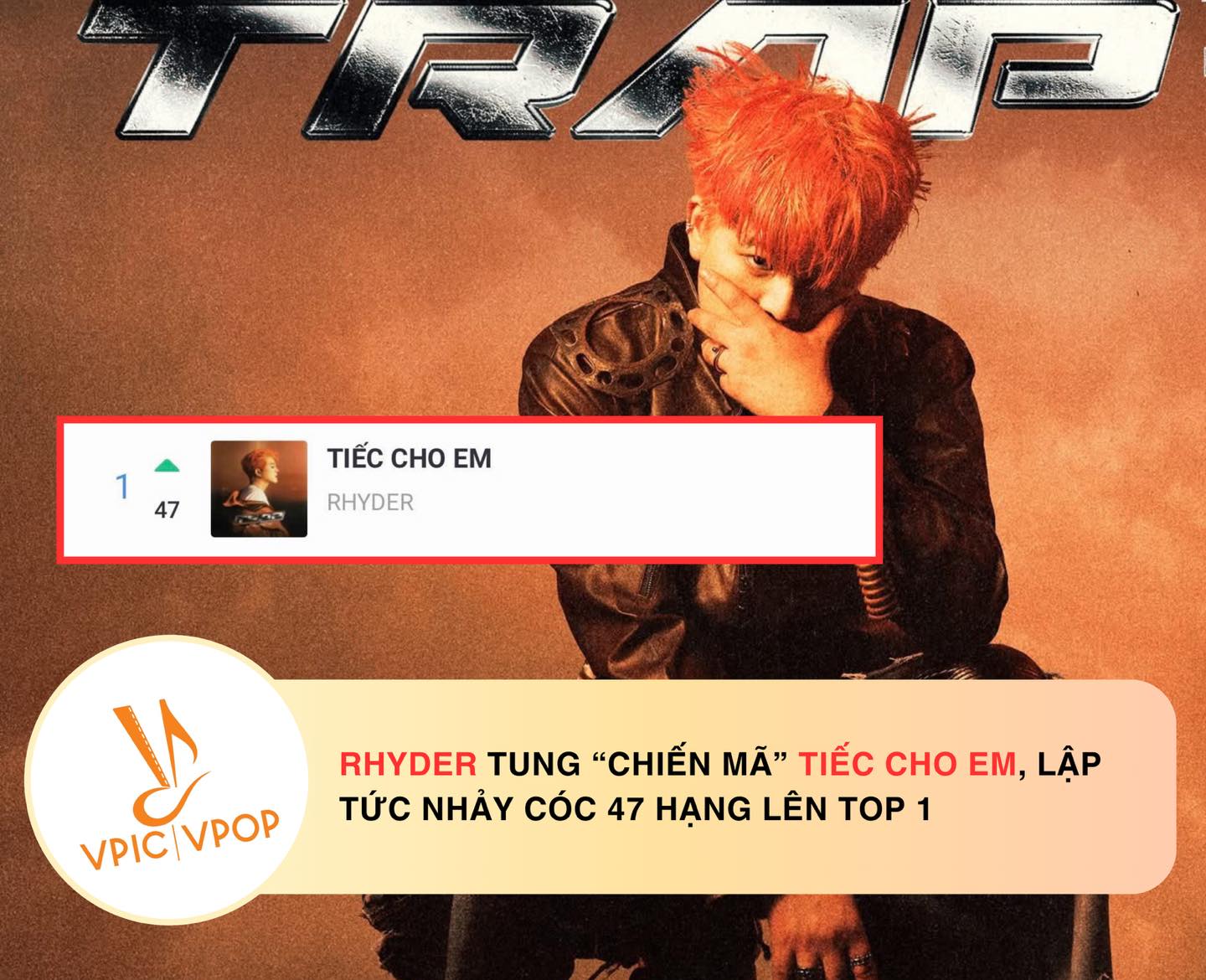 Nghe - Tung ra album đầu tay TRAP, Rhyder cũng mang đến cho khán giả MV ...